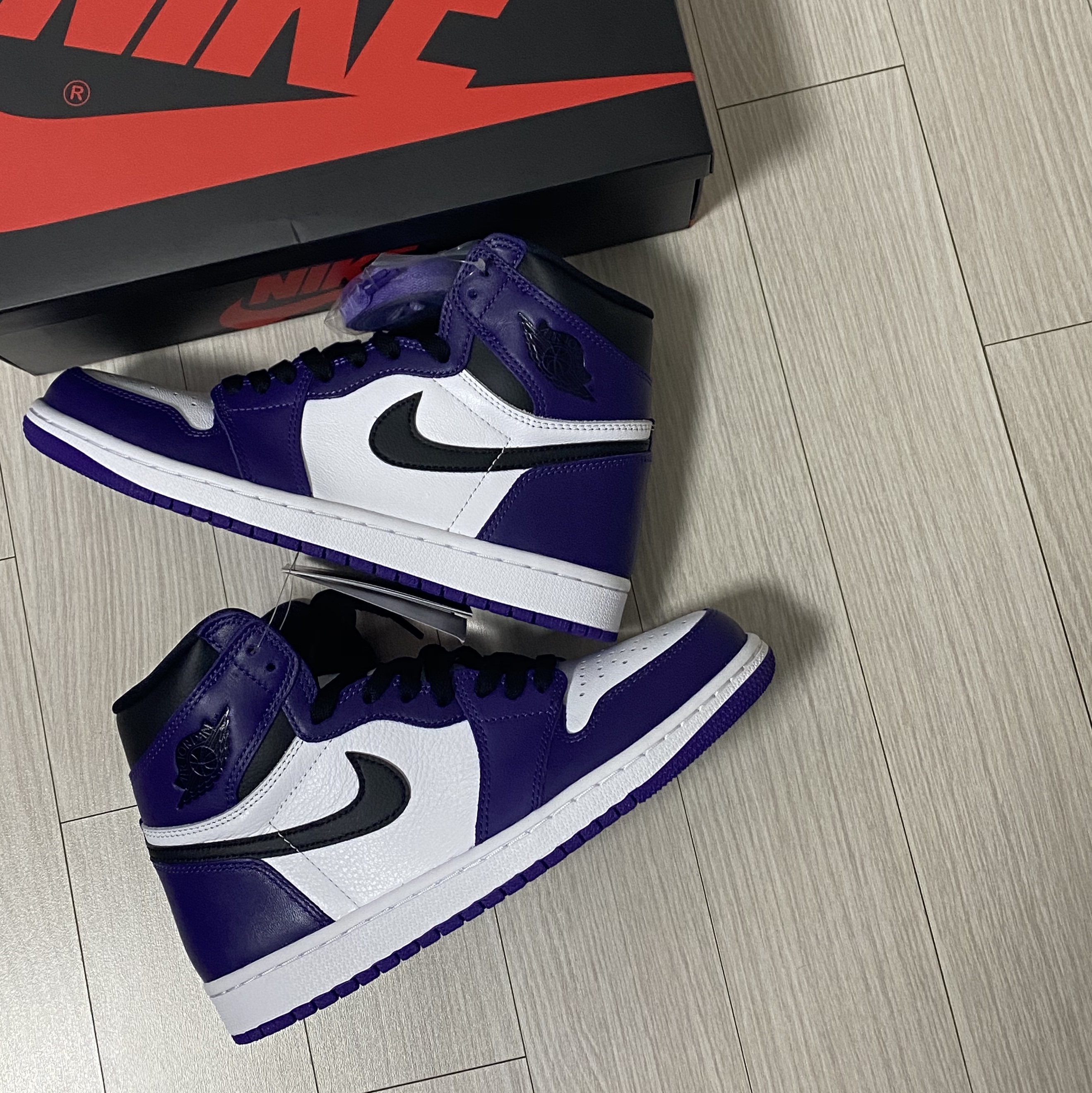 Jordan 1 Retro High OG Court Purple 2020 착용 스타일