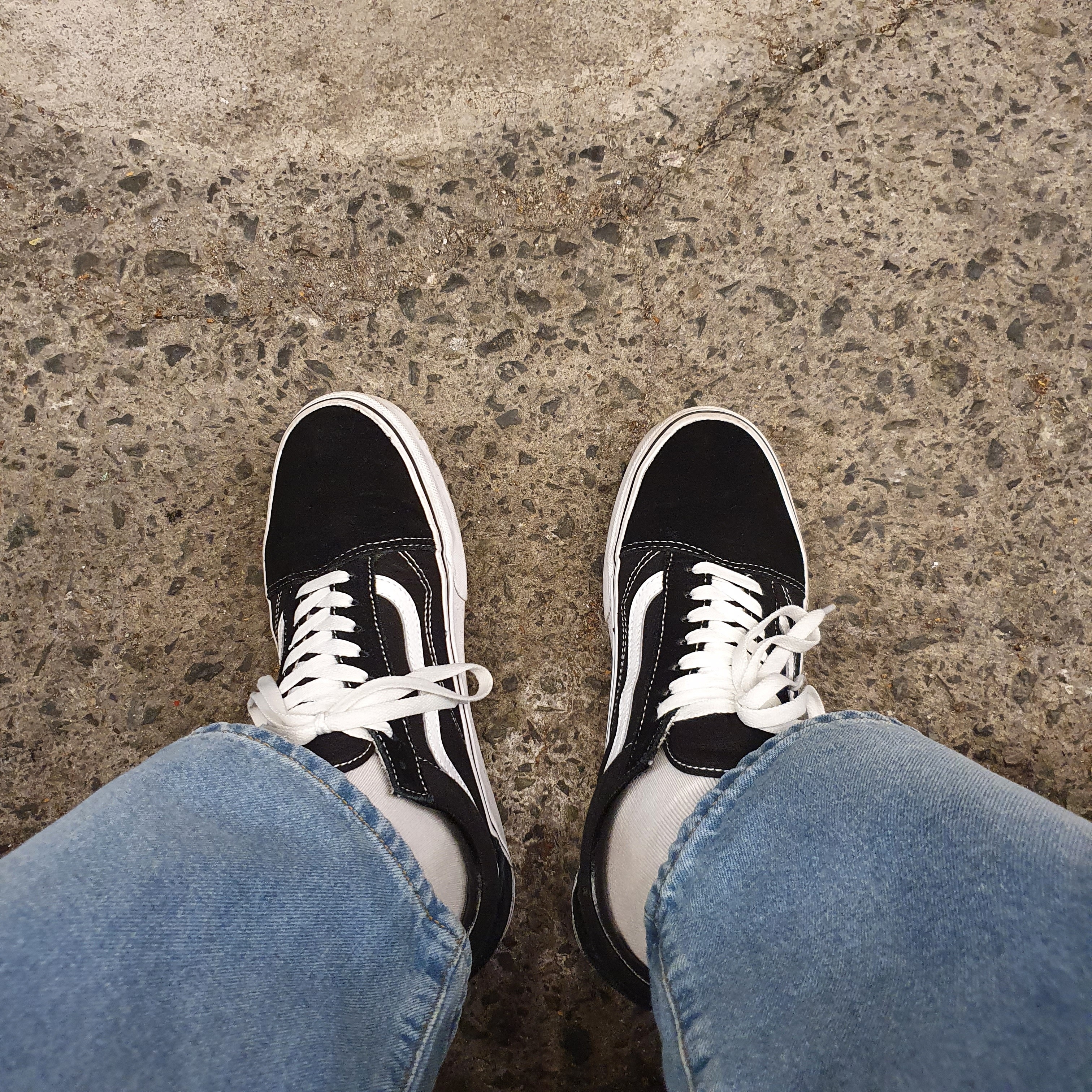 Vans Vault OG Old Skool LX Black 착용 스타일