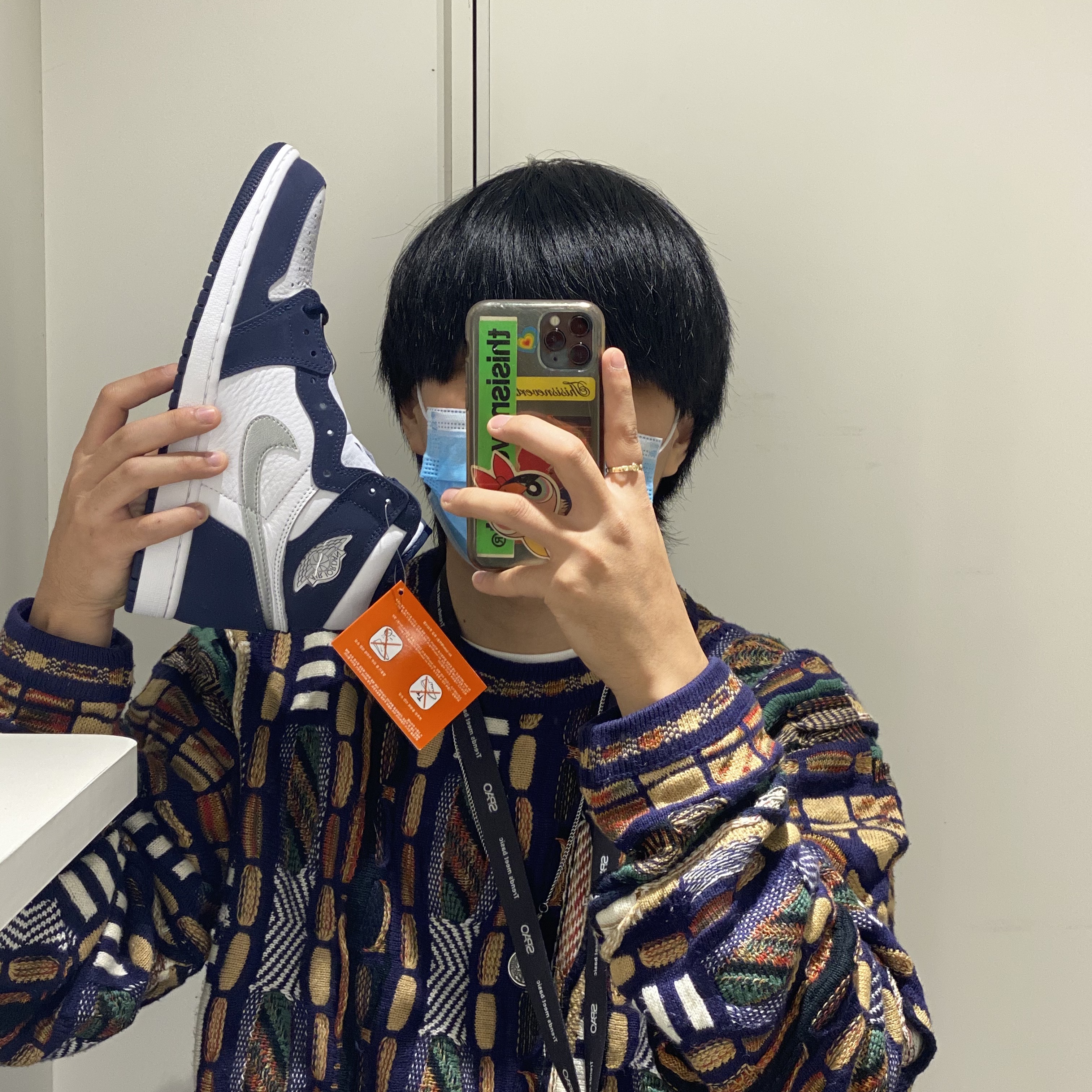 Jordan 1 Retro High OG CO.JP Midnight Navy 착용 스타일