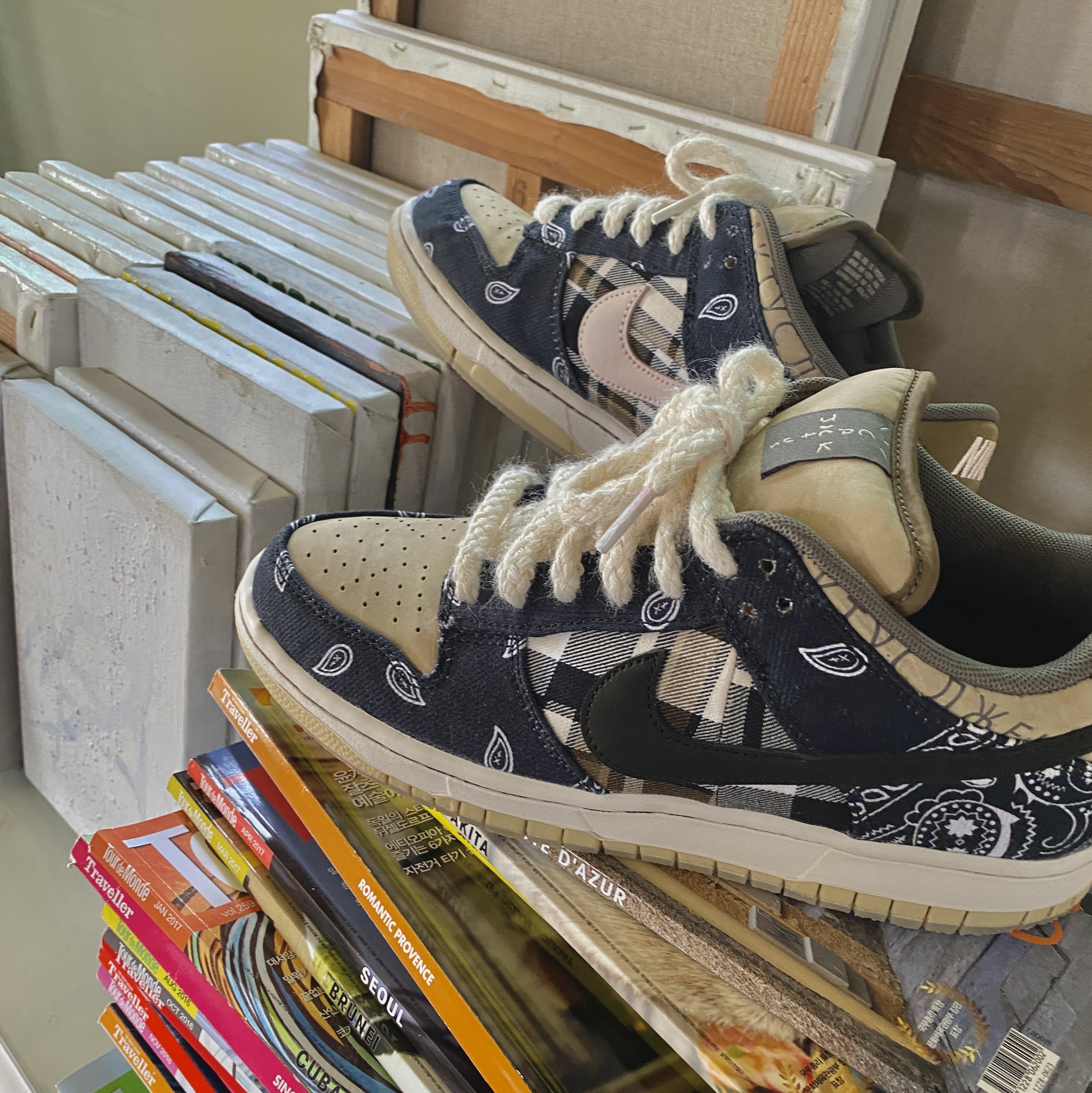 Nike x Travis Scott SB Dunk Low 착용 스타일