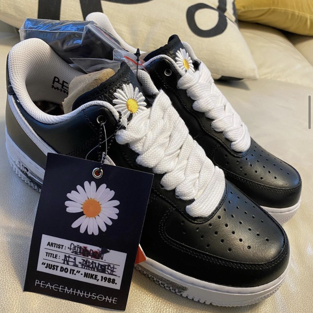 Nike x Peaceminusone Air Force 1 Low Para-Noise 착용 스타일