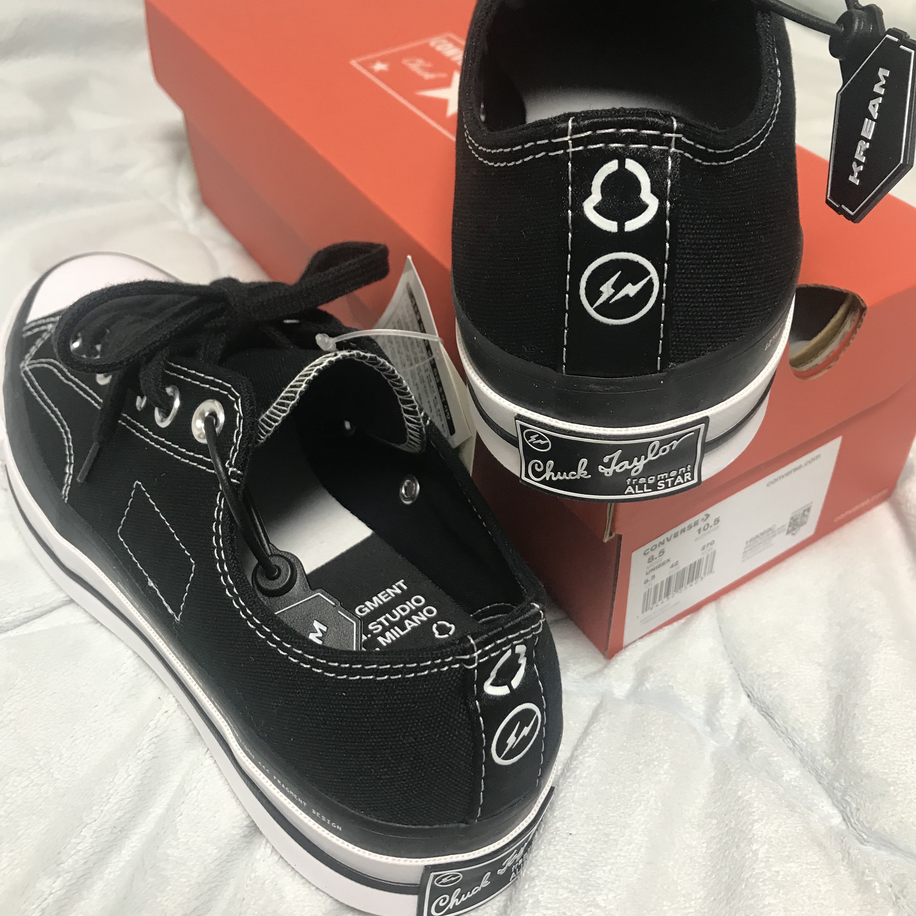 Converse x Moncler x Fragment Chuck 70 Ox Black 착용 스타일