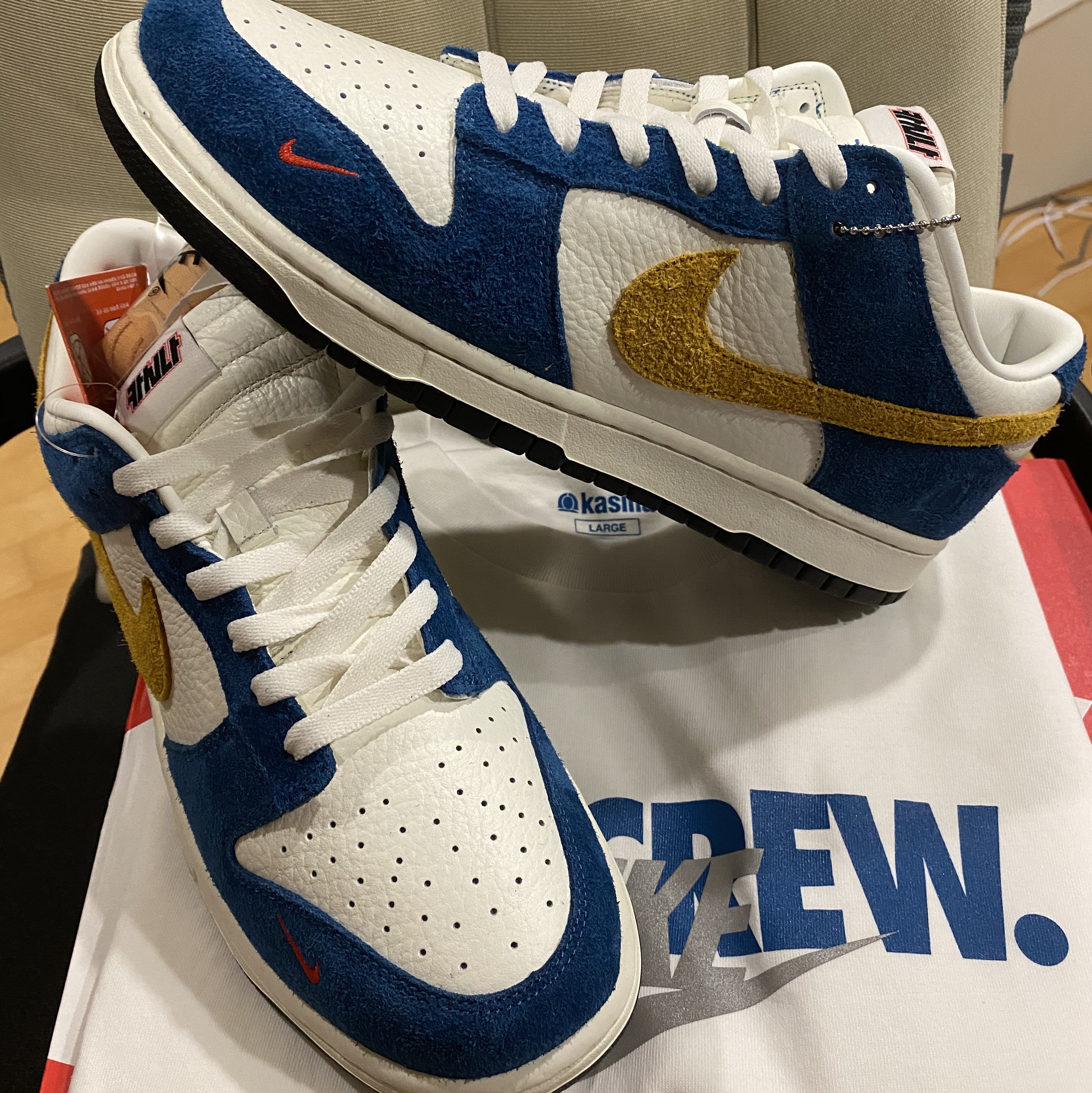 Nike x Kasina Dunk Low 80's Bus, Nike x Kasina Dunk Low Road Sign - Kasina Exclusive 착용 스타일 - 1