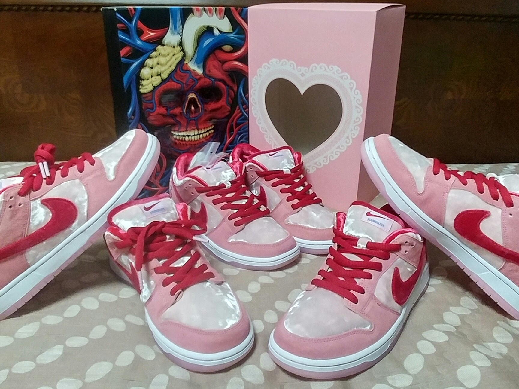 Nike x StrangeLove SB Dunk Low Pink (Regular Box) 착용 스타일