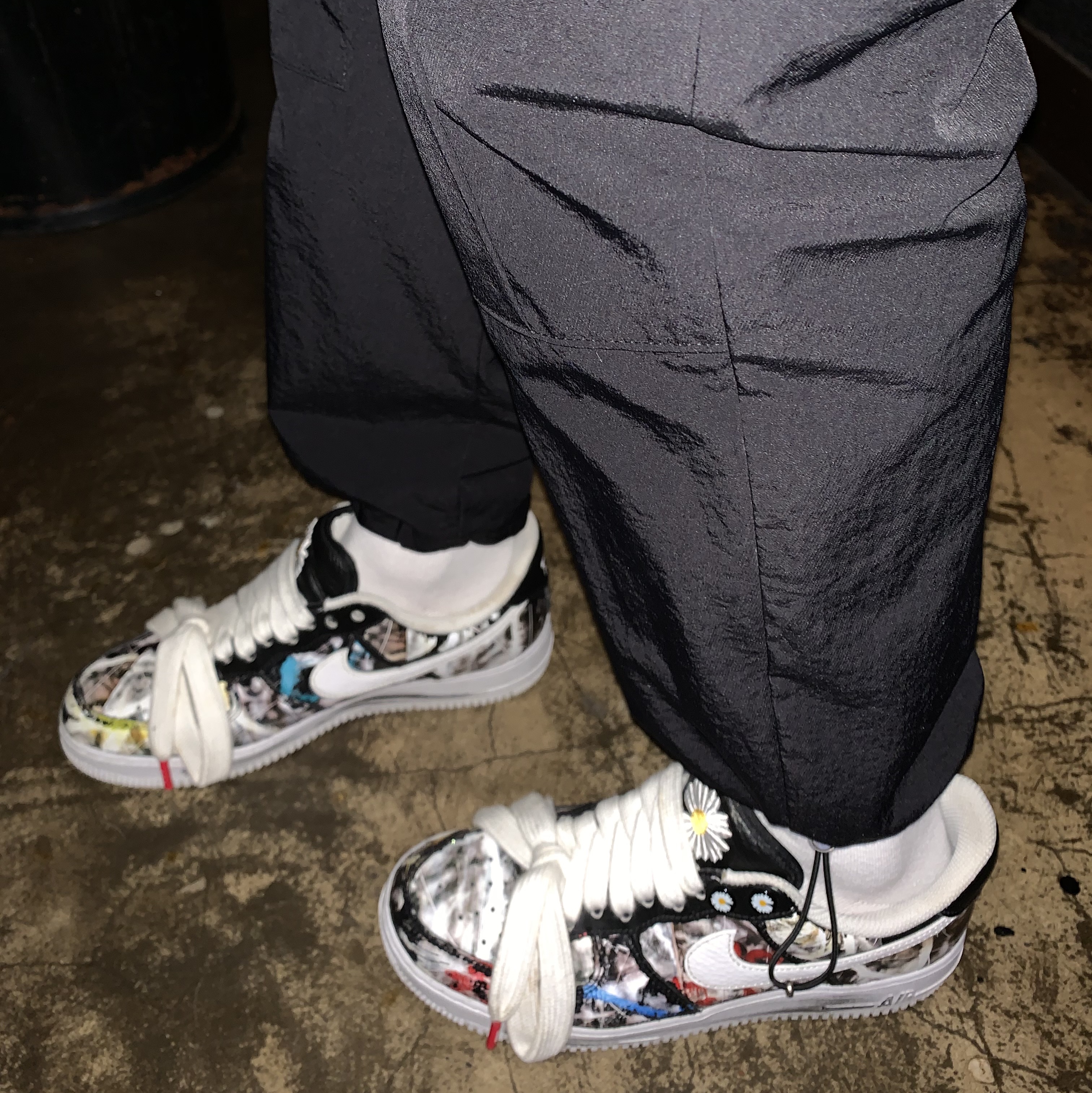 Nike x Peaceminusone Air Force 1 Low Para-Noise 착용 스타일