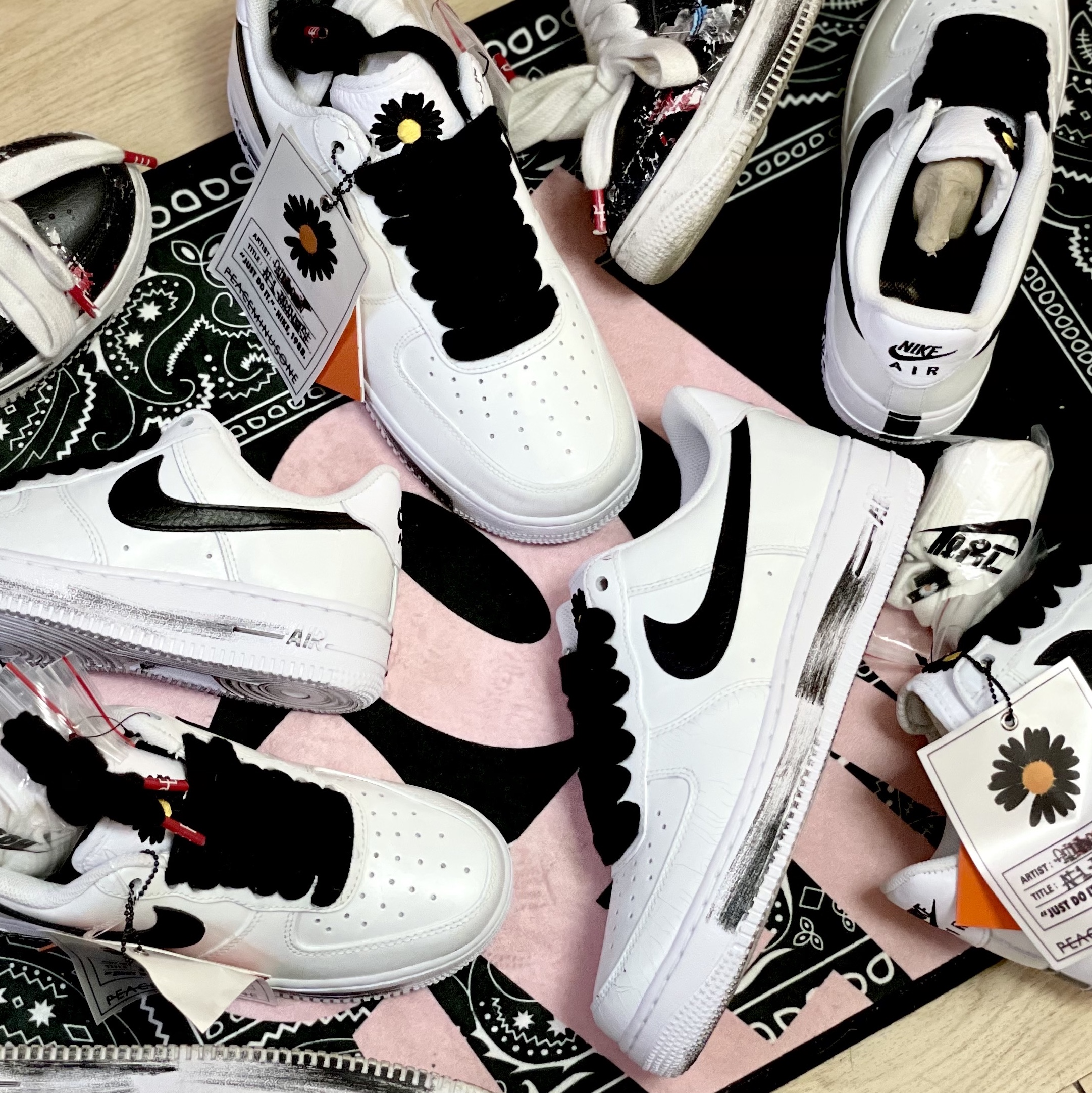 Nike x Peaceminusone Air Force 1 Low Para-Noise 2.0, Nike x Peaceminusone Air Force 1 Low Para-Noise 착용 스타일 - 2