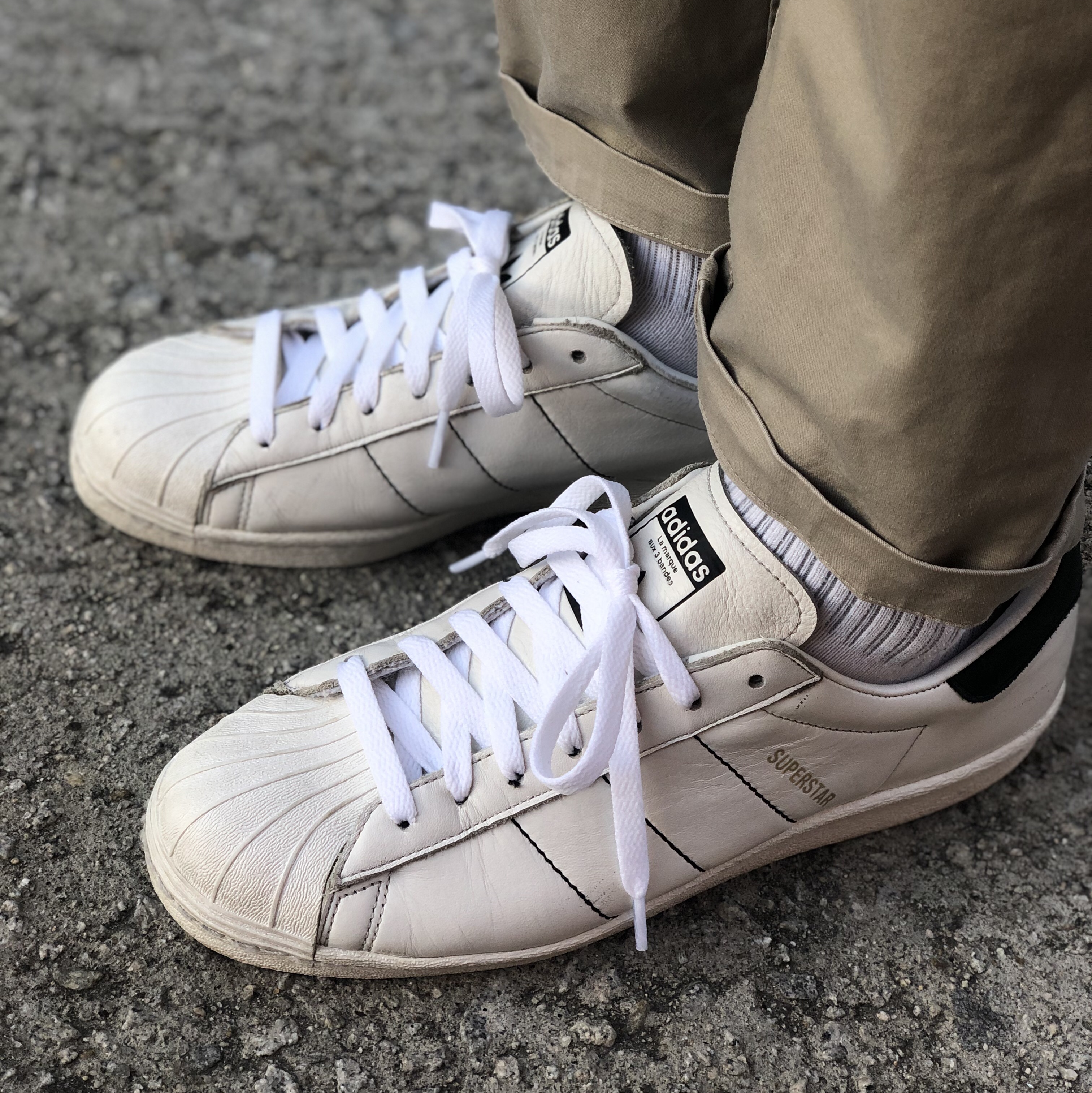 Adidas x Kasina Superstar 80s 착용 스타일