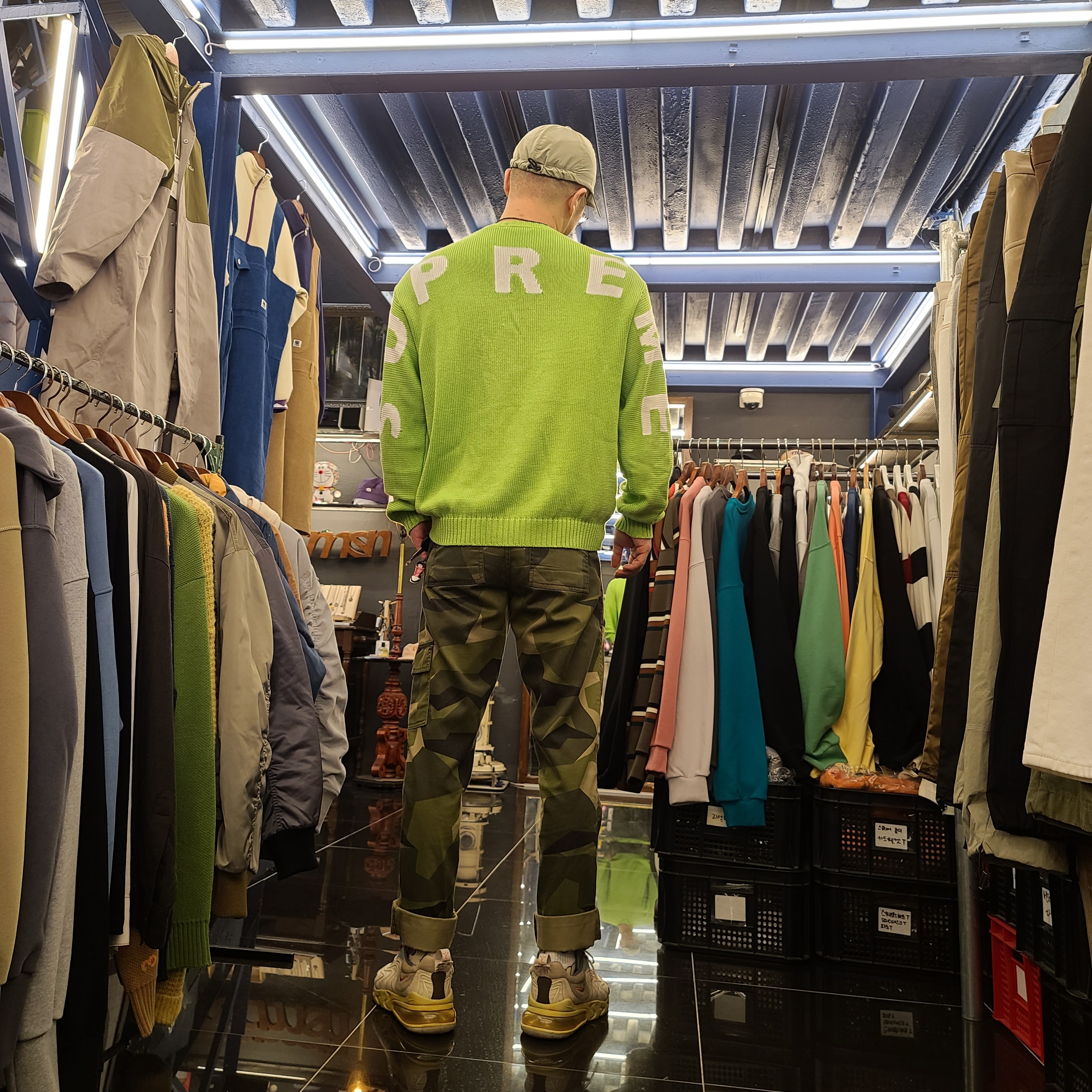 Nike x Travis Scott Air Max 270 React Cactus Trails 착용 스타일