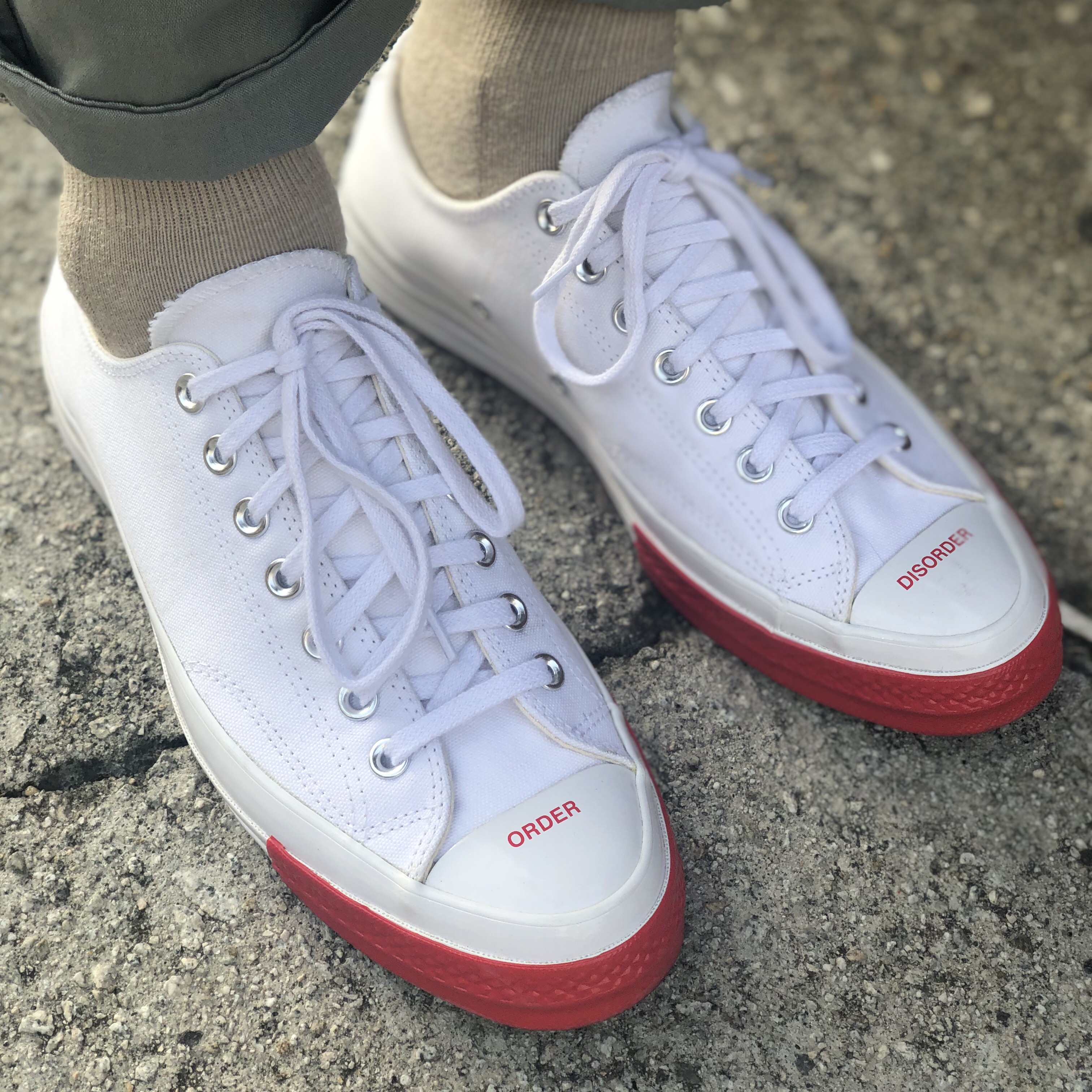Converse x Undercover Chuck 70 Ox White 착용 스타일