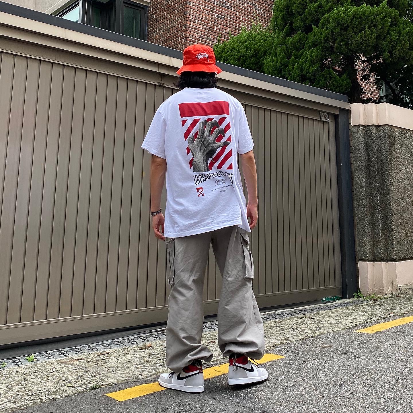 Jordan 1 x Travis Scott Retro High OG SP Mocha, Nike Dunk Low SP University Red 2020 착용 스타일 - 4