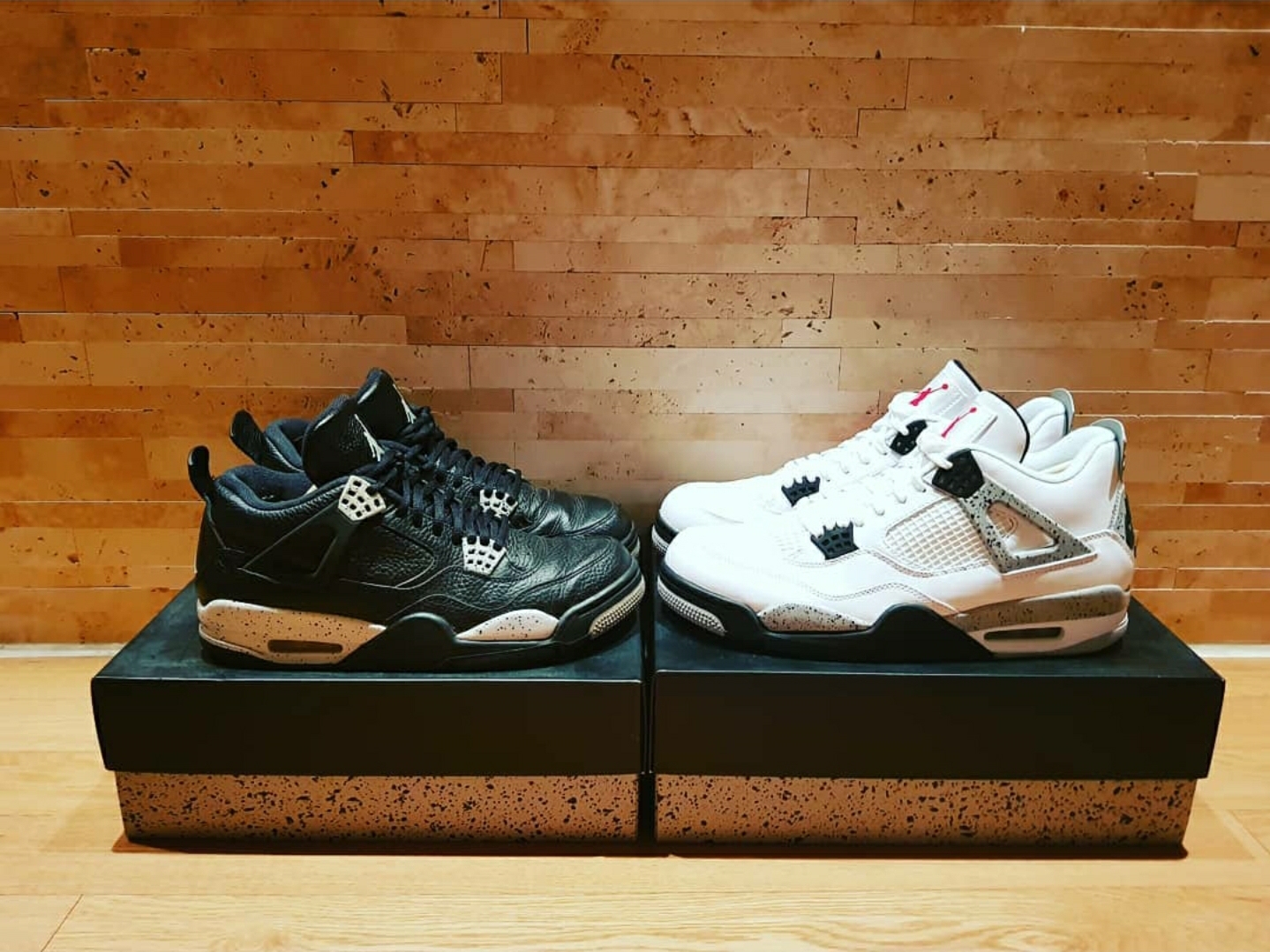 Jordan 4 Retro Oreo 2015, Jordan 4 Retro OG White Cement 2016 착용 스타일
