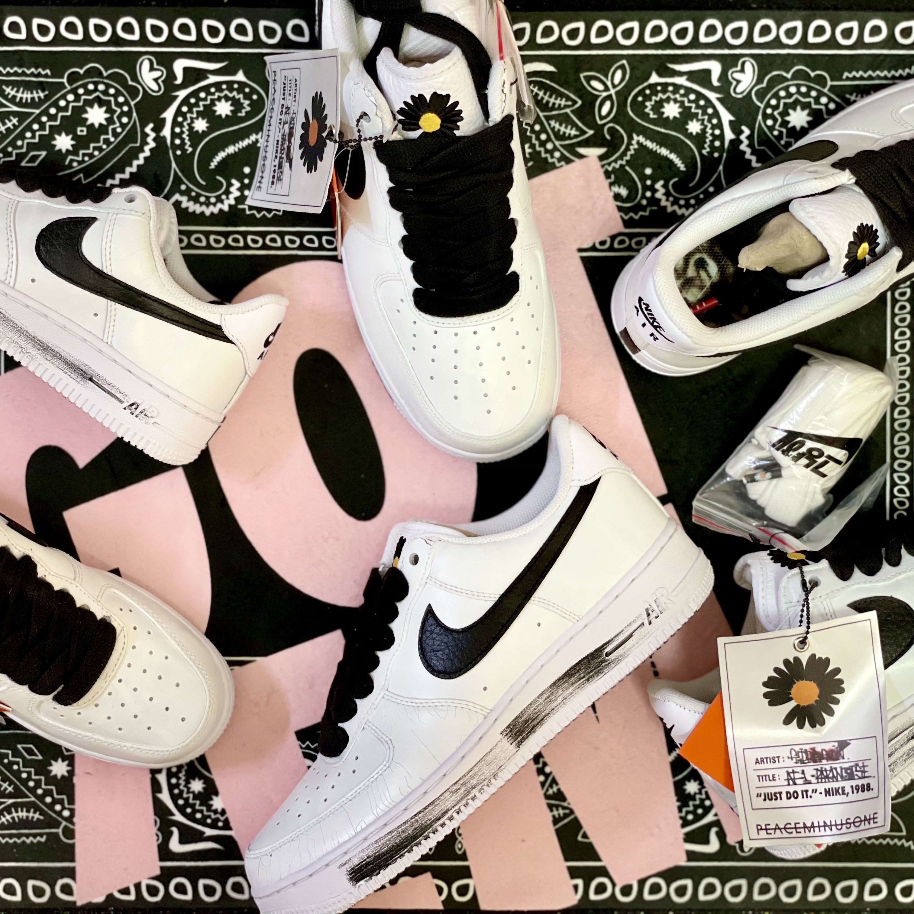 Nike x Peaceminusone Air Force 1 Low Para-Noise 2.0, Nike x Peaceminusone Air Force 1 Low Para-Noise 착용 스타일 - 1