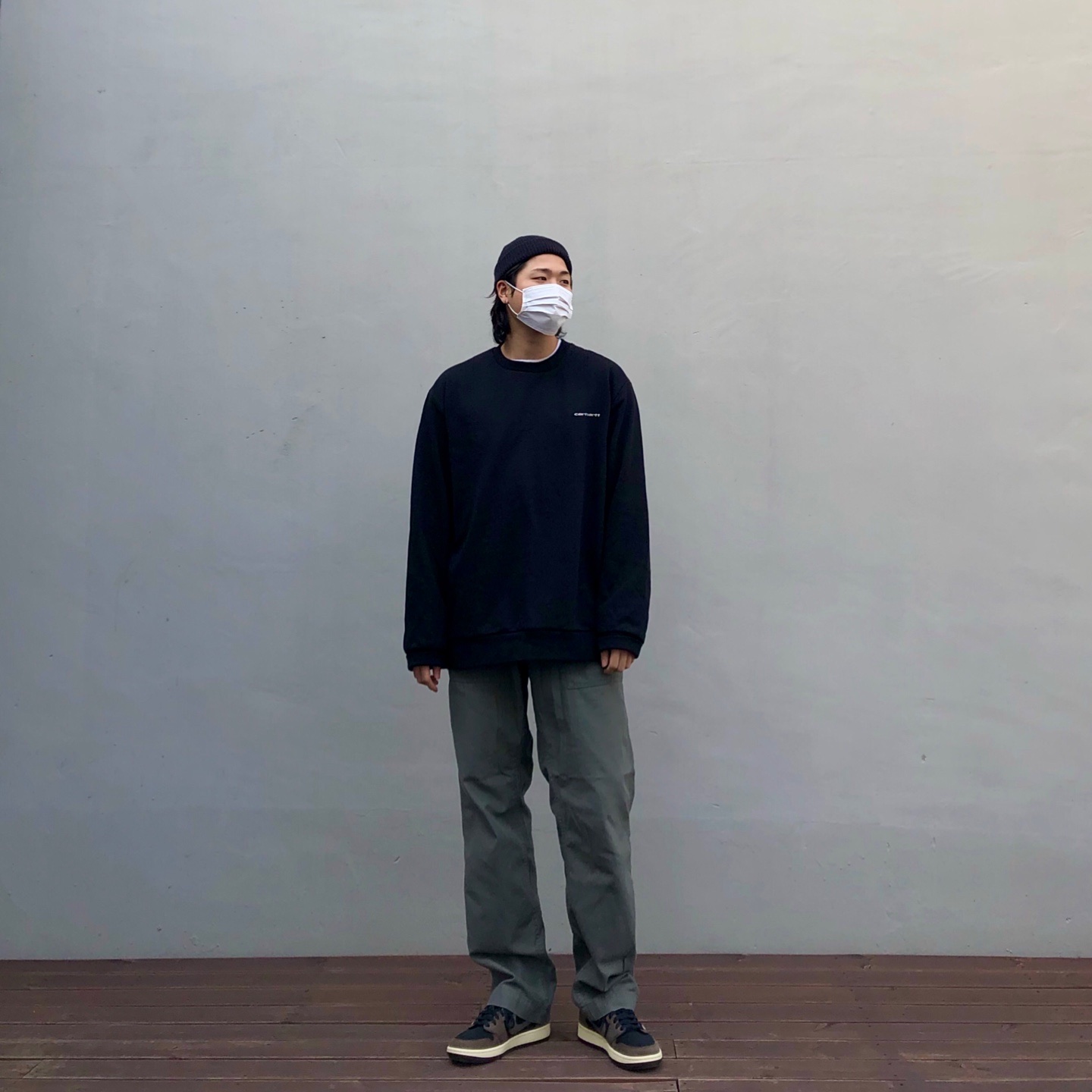 Jordan 1 x Travis Scott Retro Low OG SP Mocha 착용 스타일