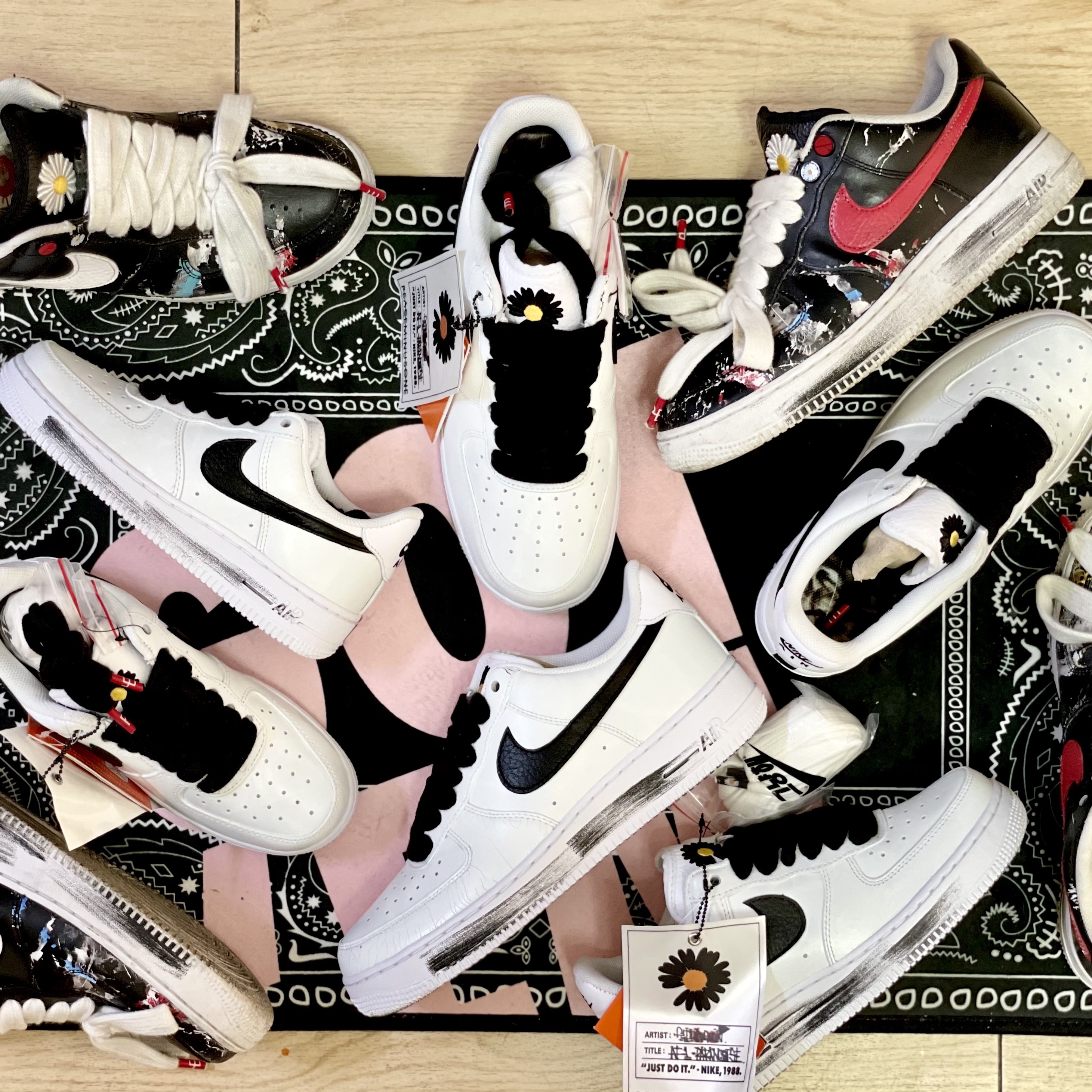 Nike x Peaceminusone Air Force 1 Low Para-Noise 2.0, Nike x Peaceminusone Air Force 1 Low Para-Noise 착용 스타일 - 3
