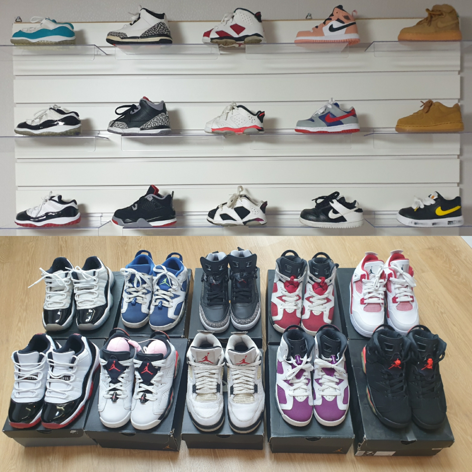 Jordan 4 Retro OG White Cement 2016, Jordan 6 Retro Infrared 2019 착용 스타일