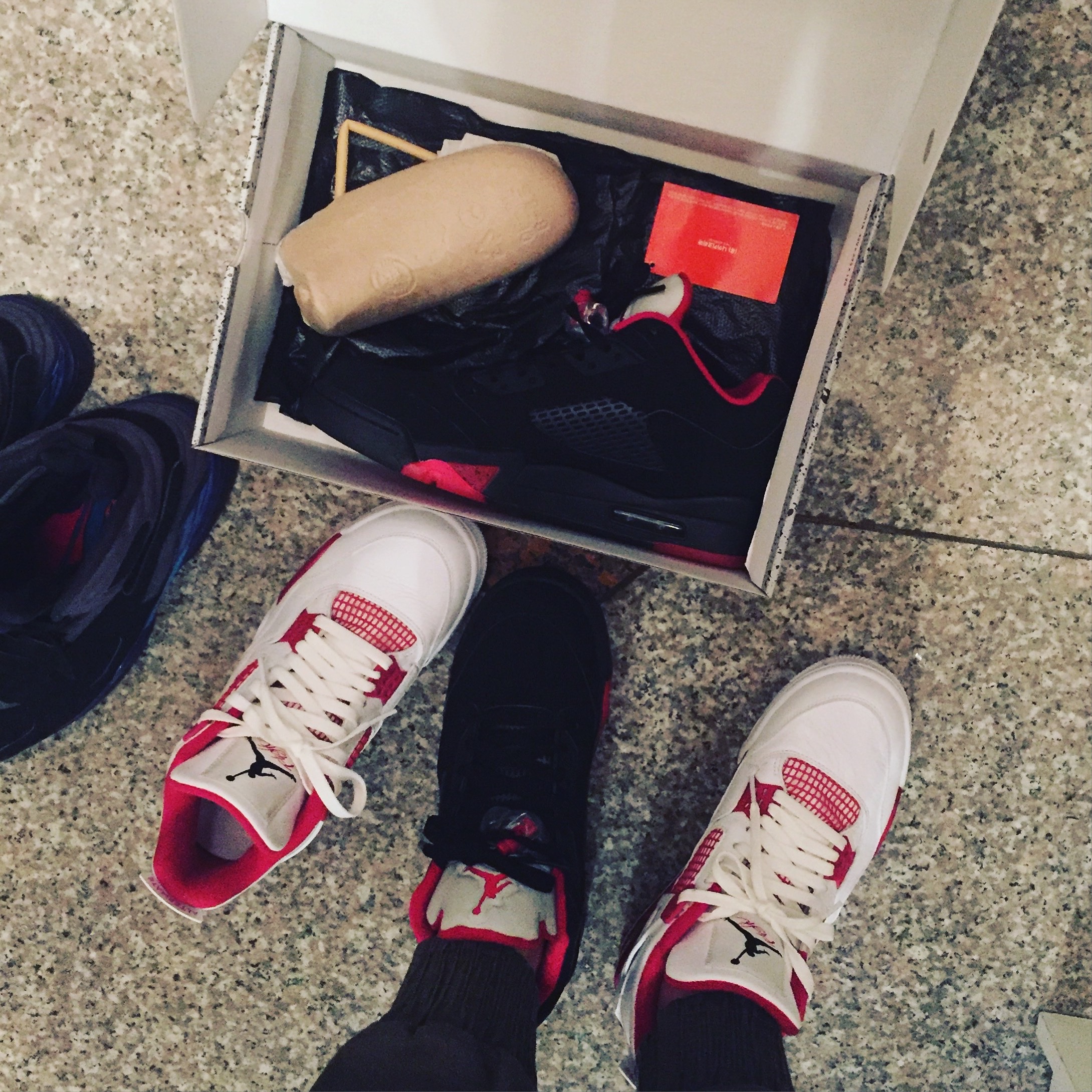 Jordan 4 Retro Alternate 89, Jordan 5 Retro Low Alternate 90 착용 스타일