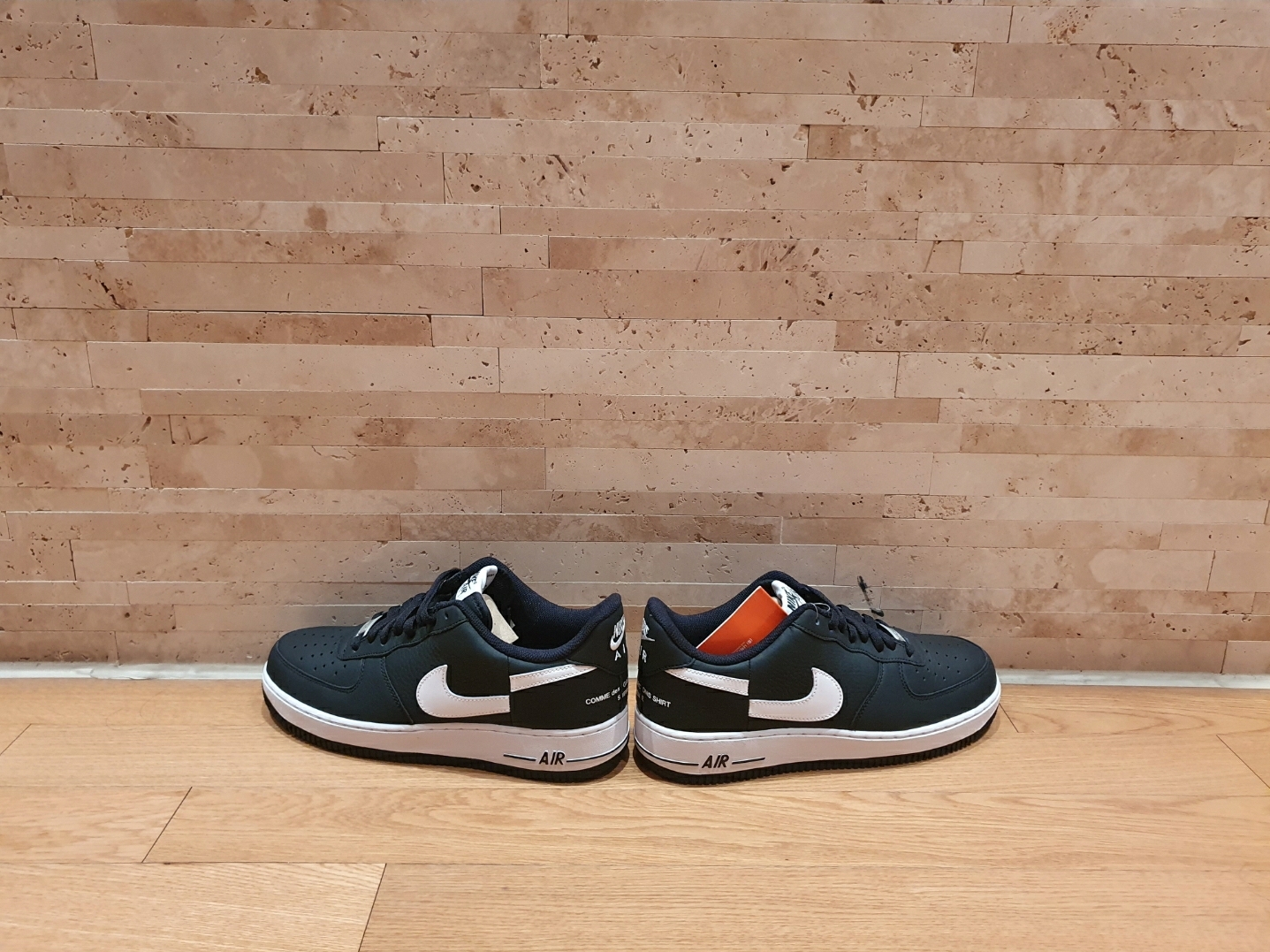 Nike x Comme des Garcons Shirt x Supreme Air Force 1 Low 2018 착용 스타일