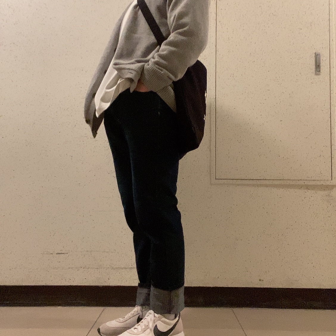 Nike Air Tailwind 79 White Phantom Black 착용 스타일 - 1