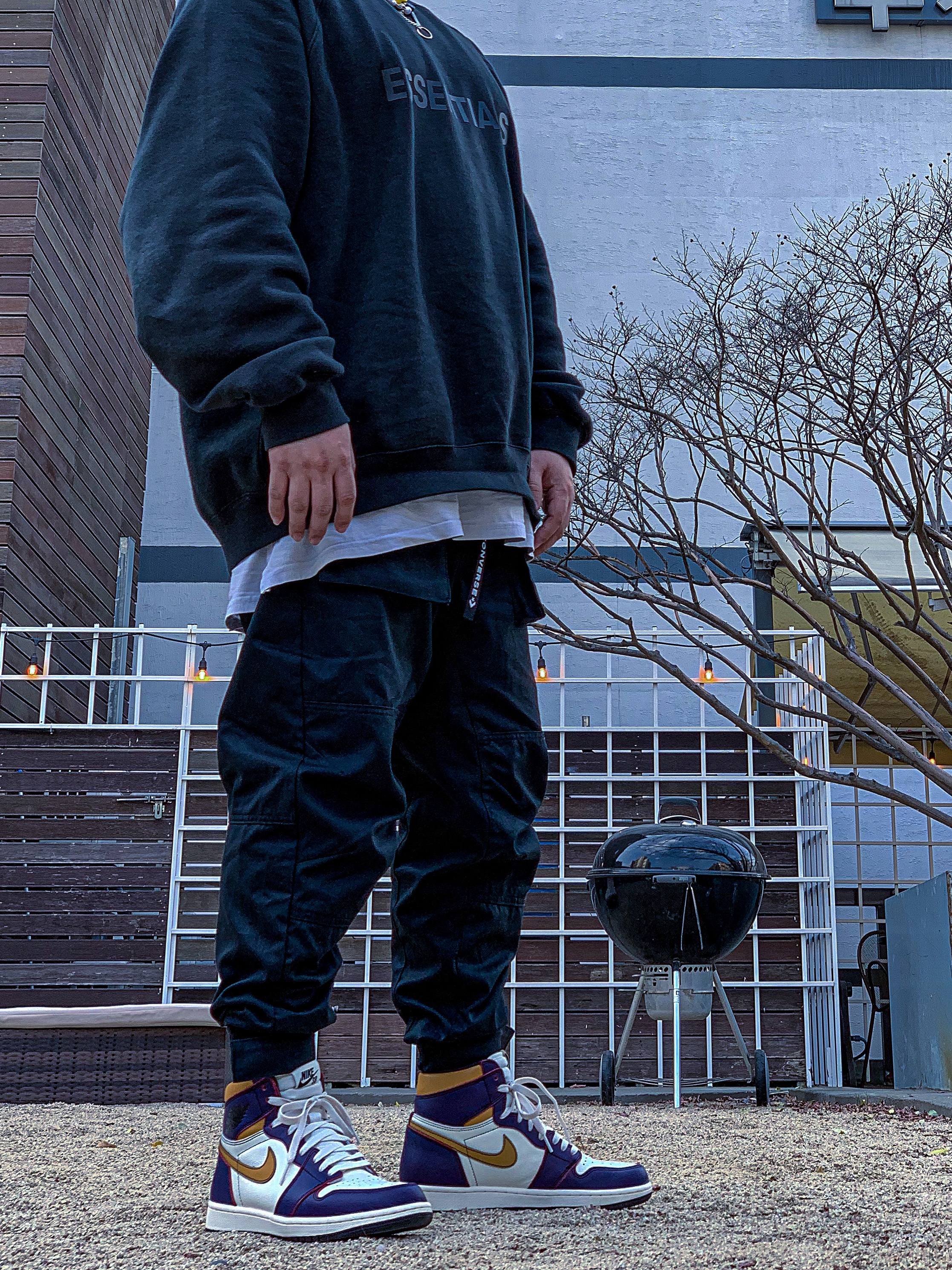 Jordan 1 Retro High OG Defiant SB LA to Chicago 착용 스타일