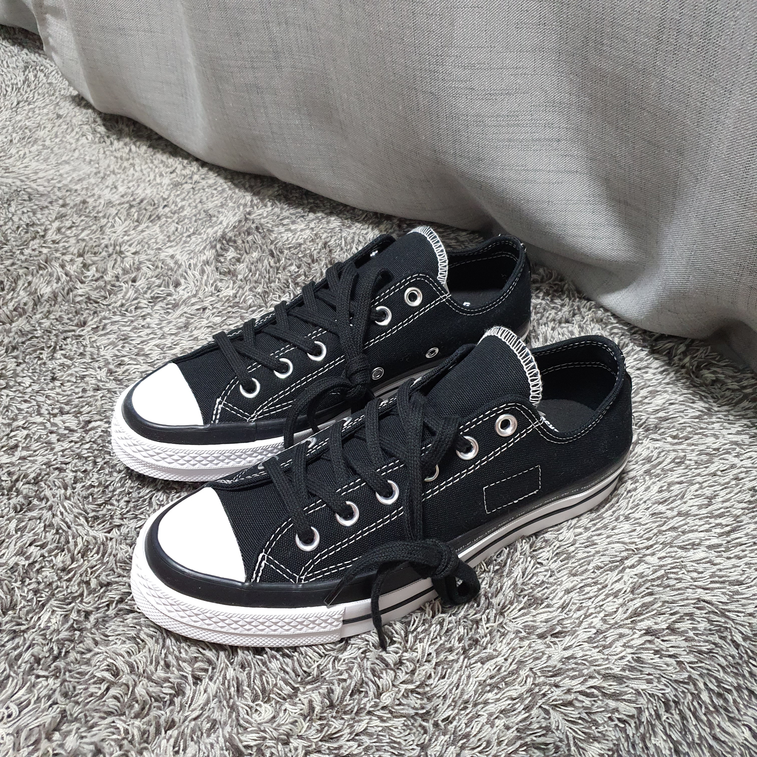 Converse x Moncler x Fragment Chuck 70 Ox Black 착용 스타일 - 2