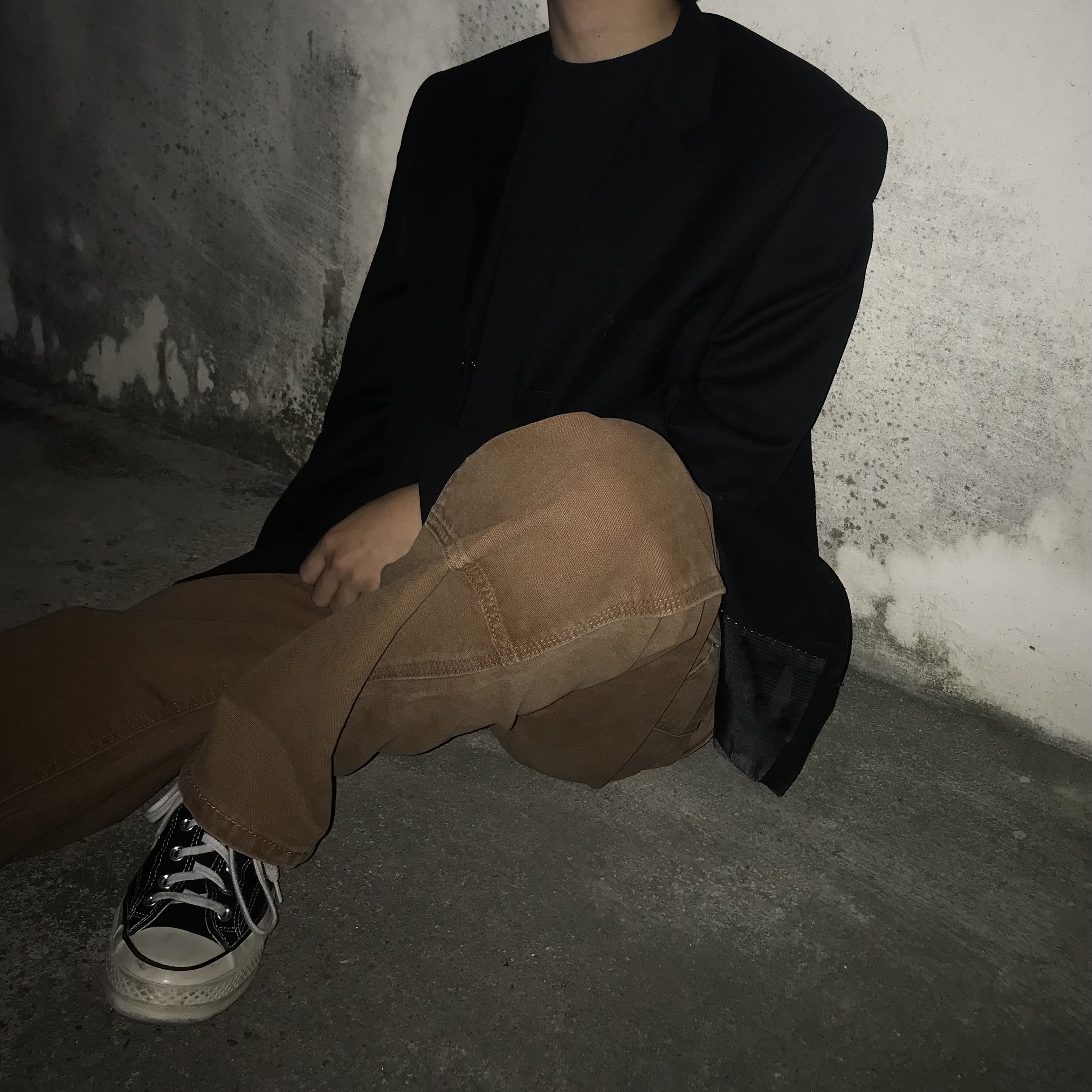 Converse Chuck 70 Hi Black 착용 스타일