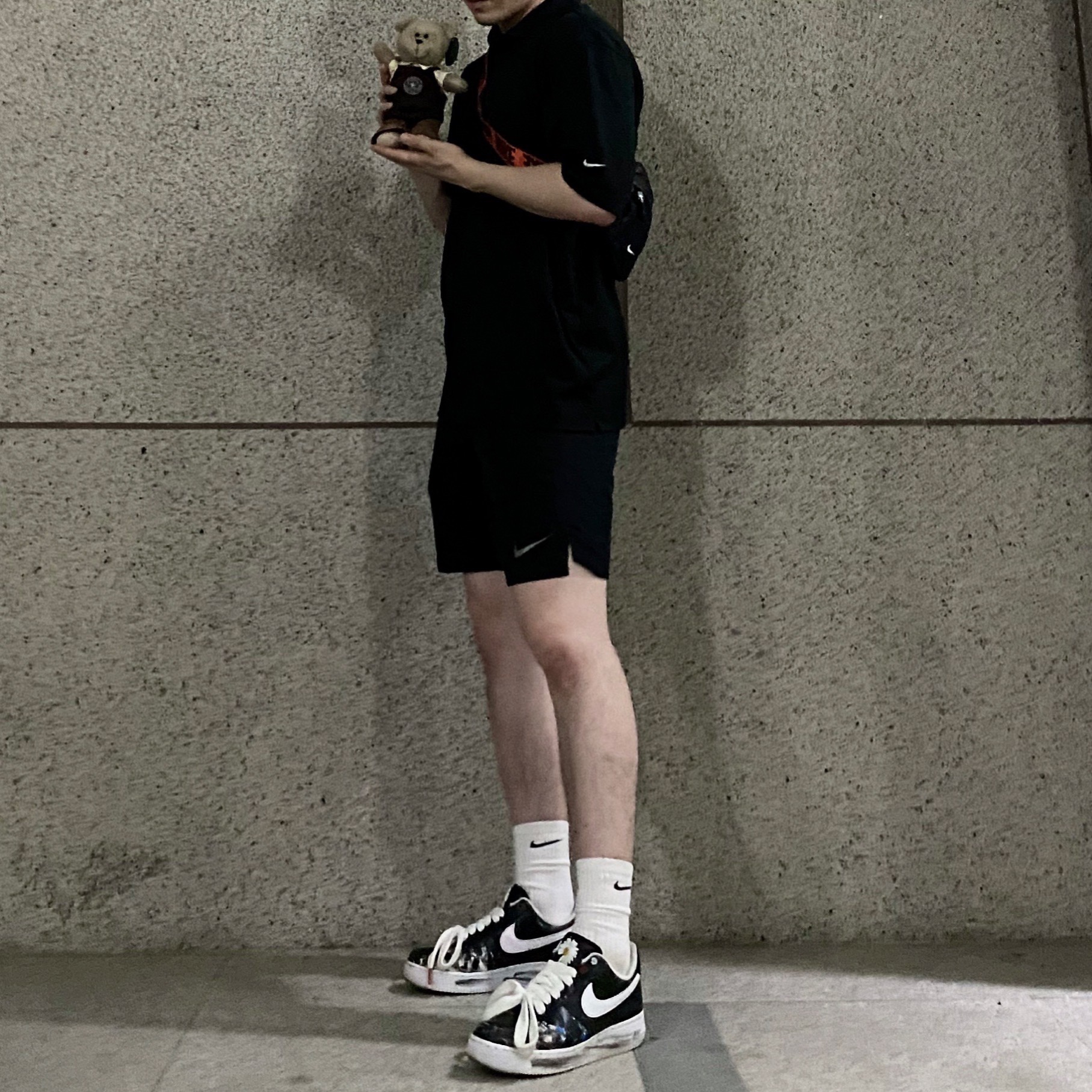 Nike x Peaceminusone Air Force 1 Low Para-Noise 착용 스타일
