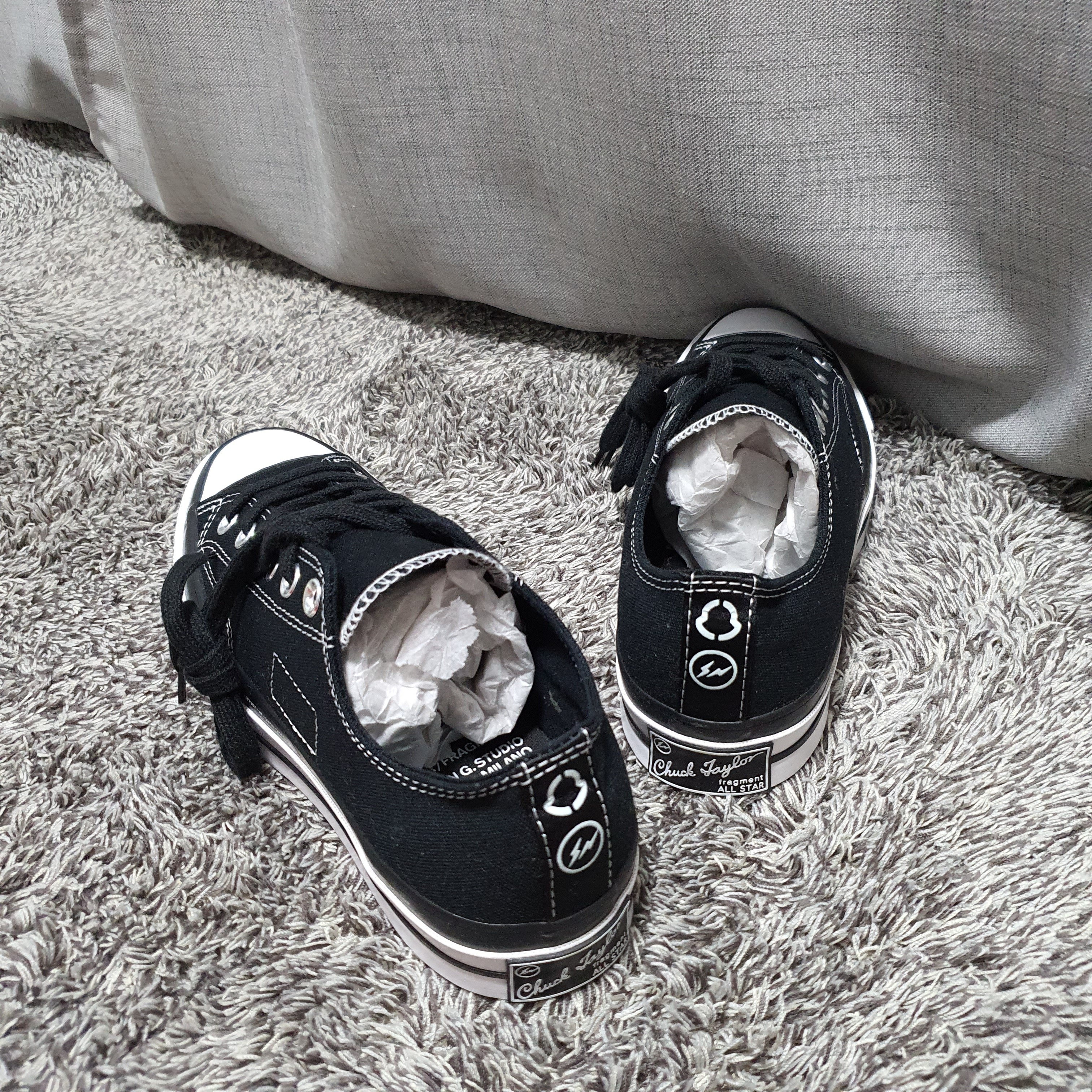 Converse x Moncler x Fragment Chuck 70 Ox Black 착용 스타일 - 1