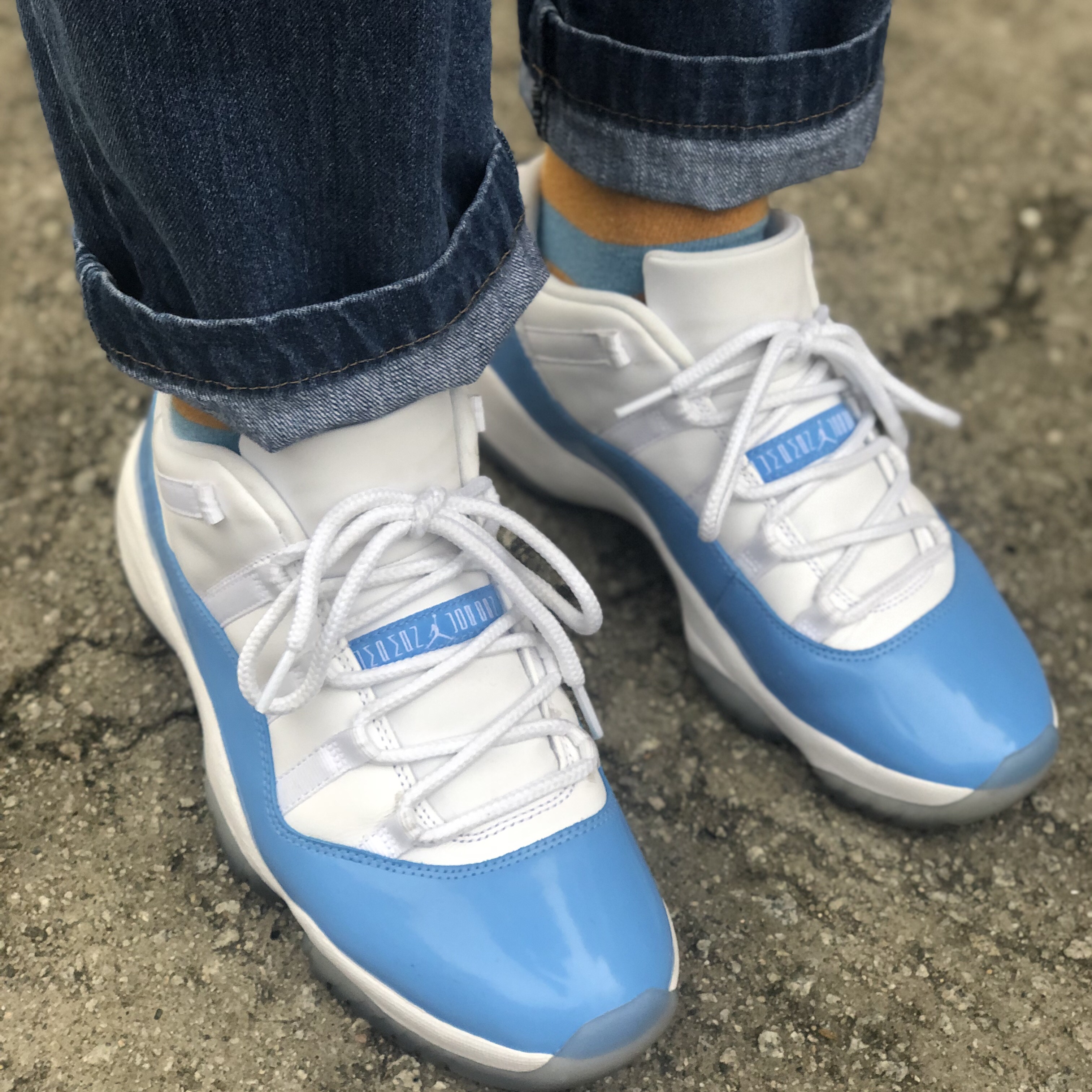 Jordan 11 Retro Low University Blue 2017 착용 스타일