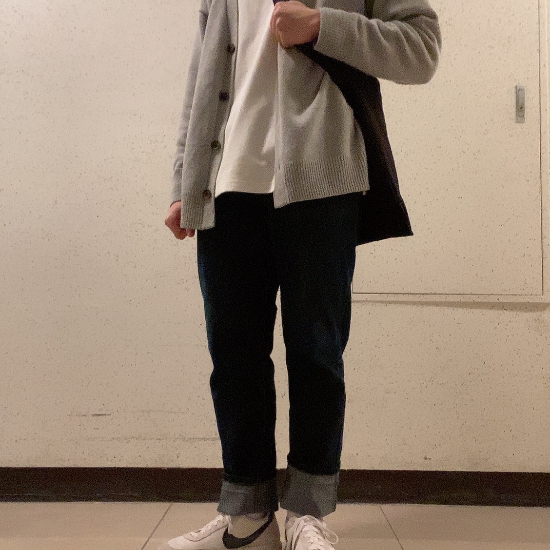 Nike Air Tailwind 79 White Phantom Black 착용 스타일 - 2