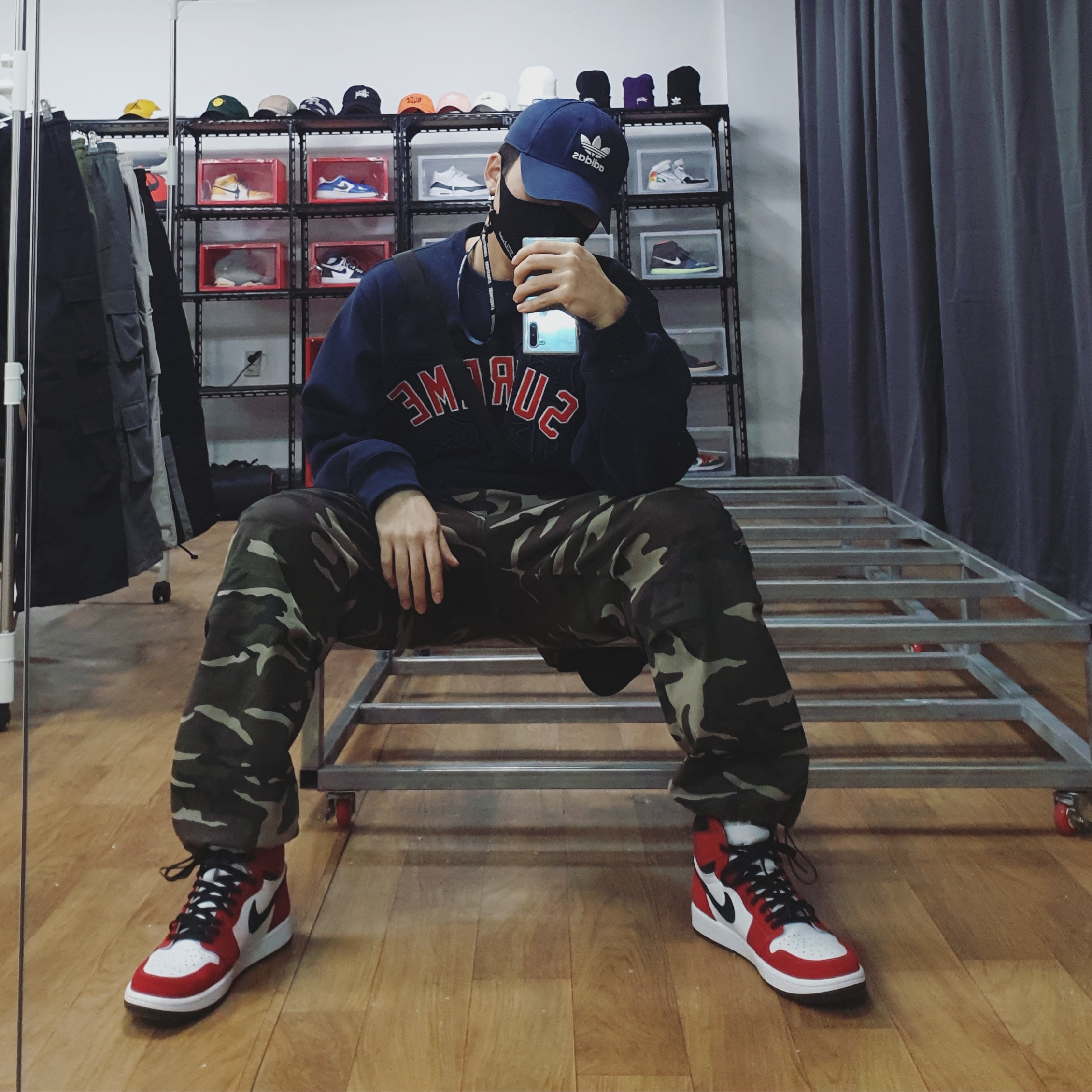 Jordan 1 Retro High OG Light Smoke Grey 착용 스타일