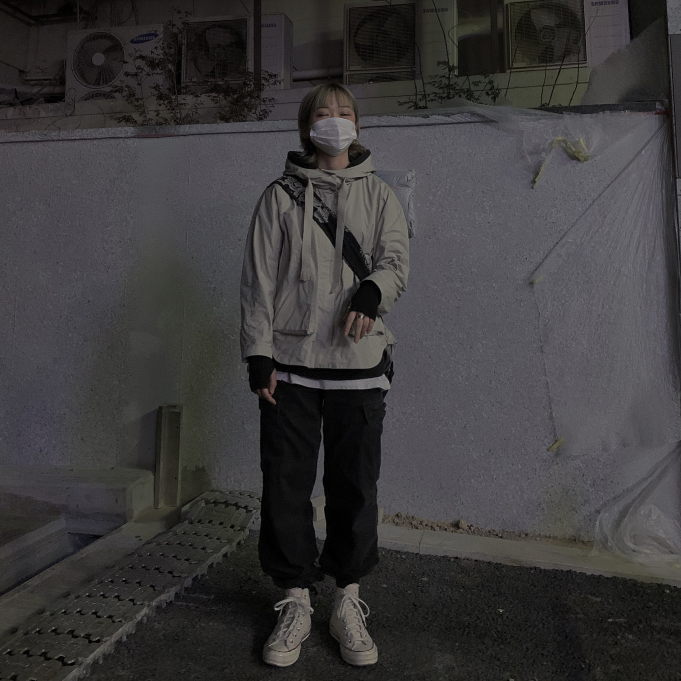 Converse x Undefeated Chuck 70 Hi Parchment 착용 스타일