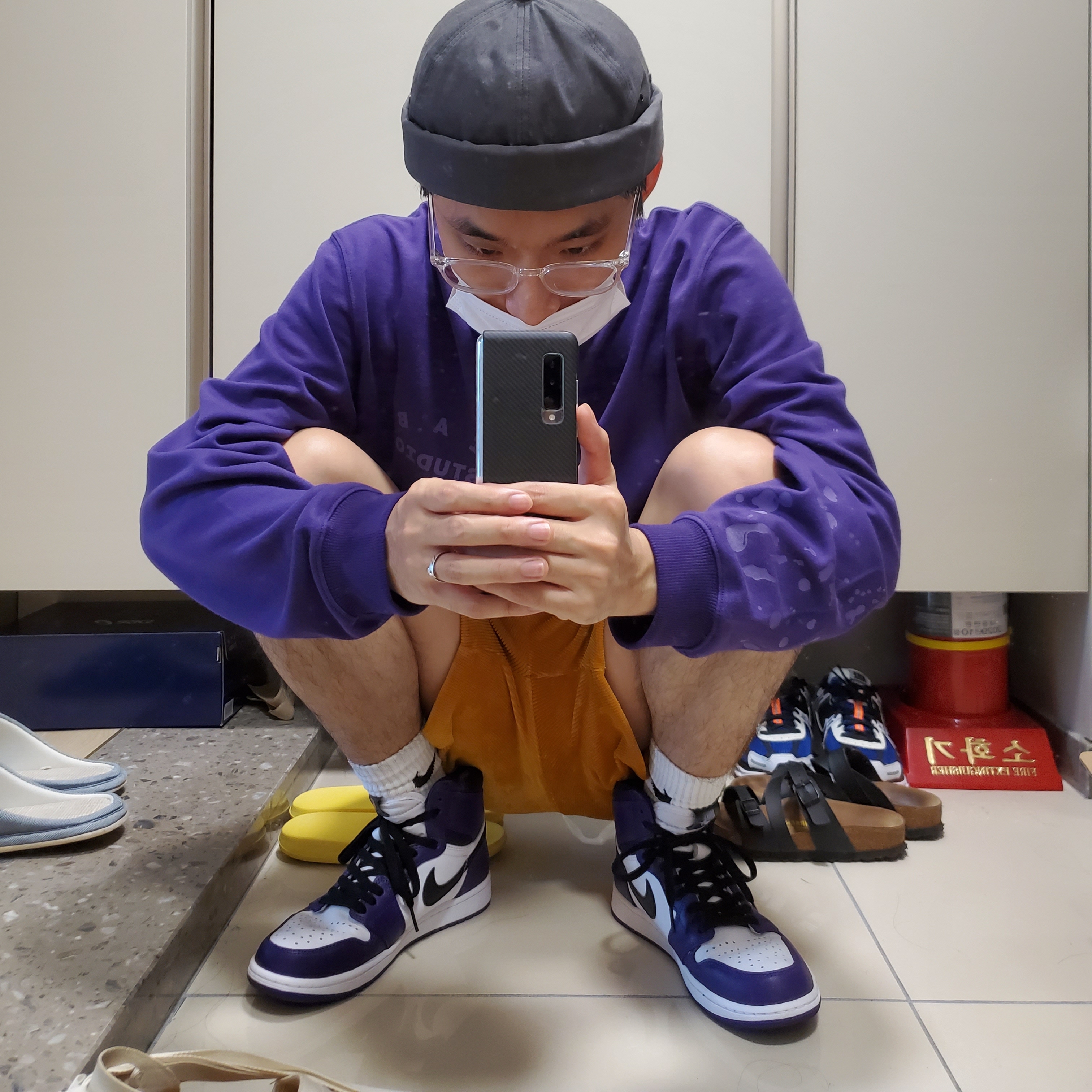 Jordan 1 Retro High OG Court Purple 2020 착용 스타일