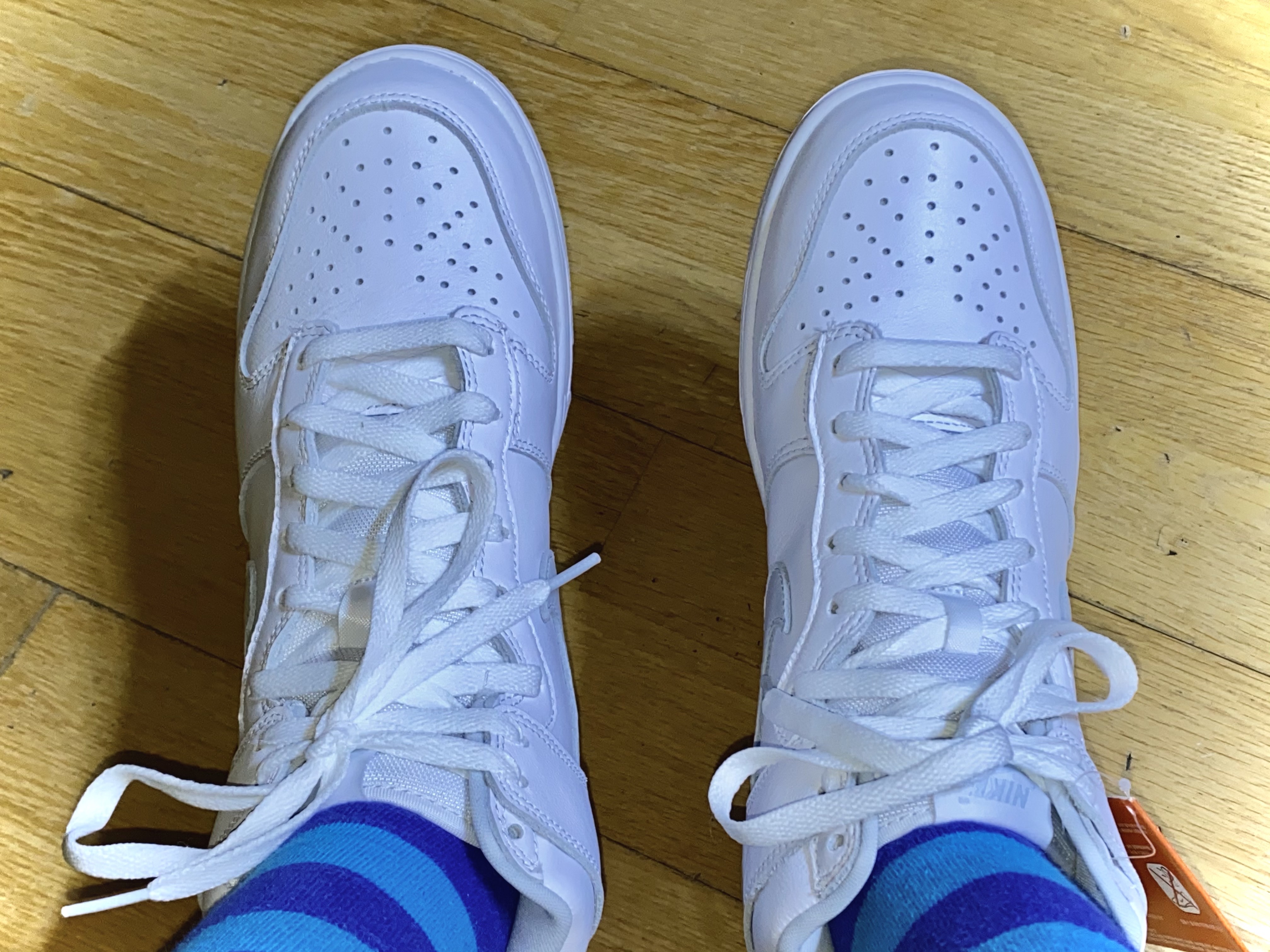 Nike Dunk High SP Pure Platinum 착용 스타일