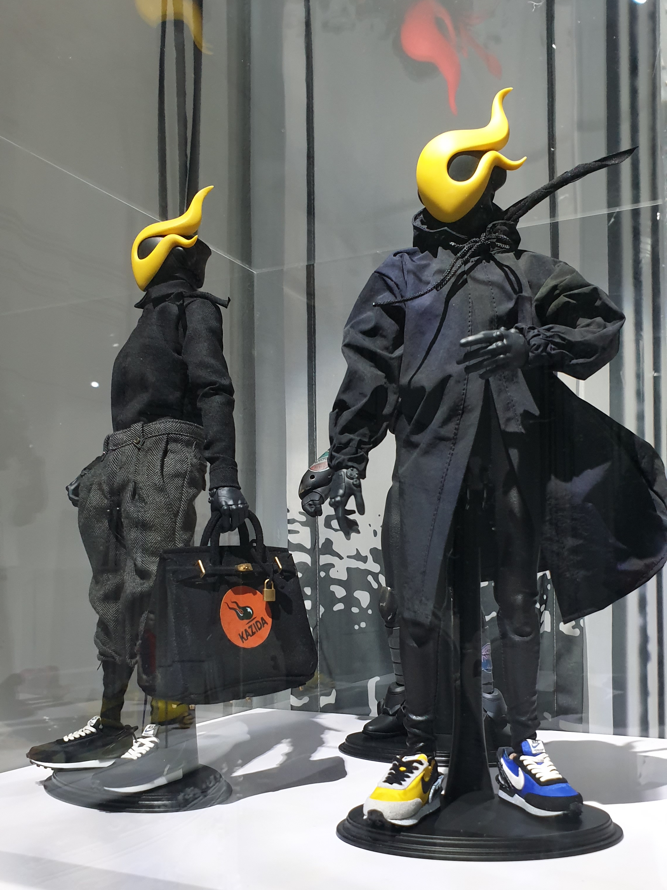 (W) Nike x Undercover Daybreak Black Sail, Nike x Undercover Daybreak Bright Citron 착용 스타일