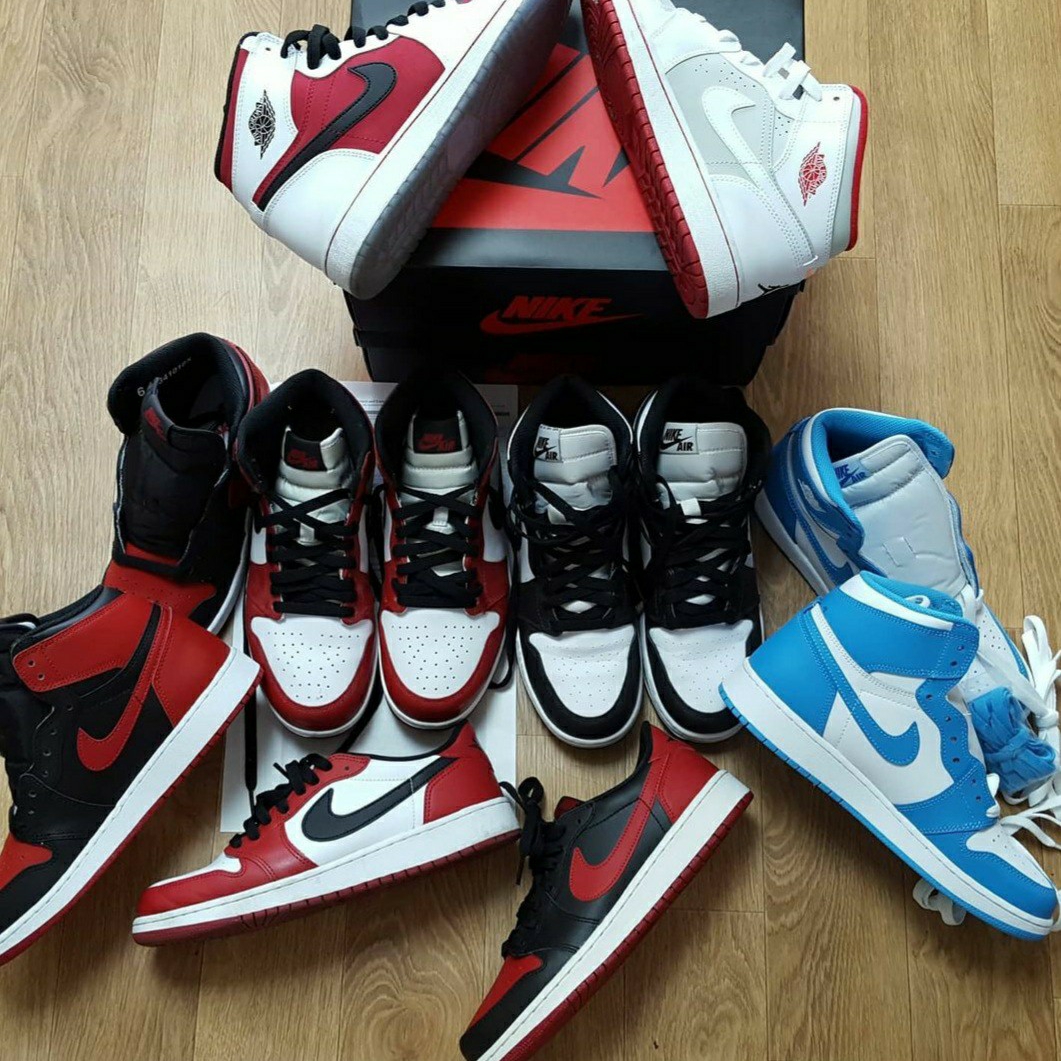 Jordan 1 Retro High OG Court Purple 2020, Jordan 1 Retro High OG Royal Toe 착용 스타일 - 2