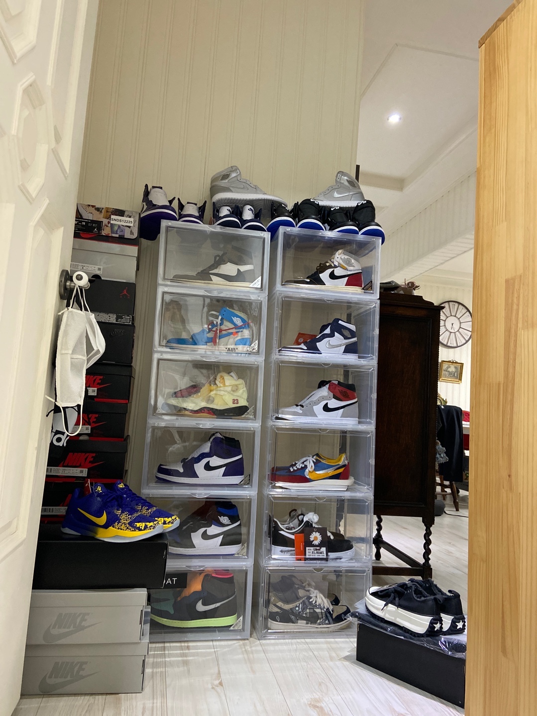 Jordan 1 Retro High OG CO.JP Midnight Navy, Jordan 1 Retro High OG CO.JP Neutral Grey 착용 스타일