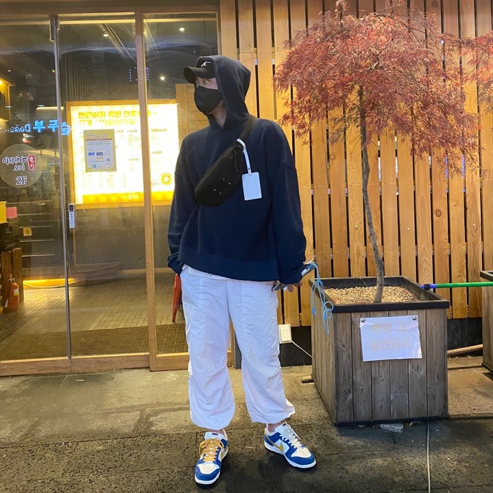 Nike x Kasina Dunk Low 80's Bus 착용 스타일
