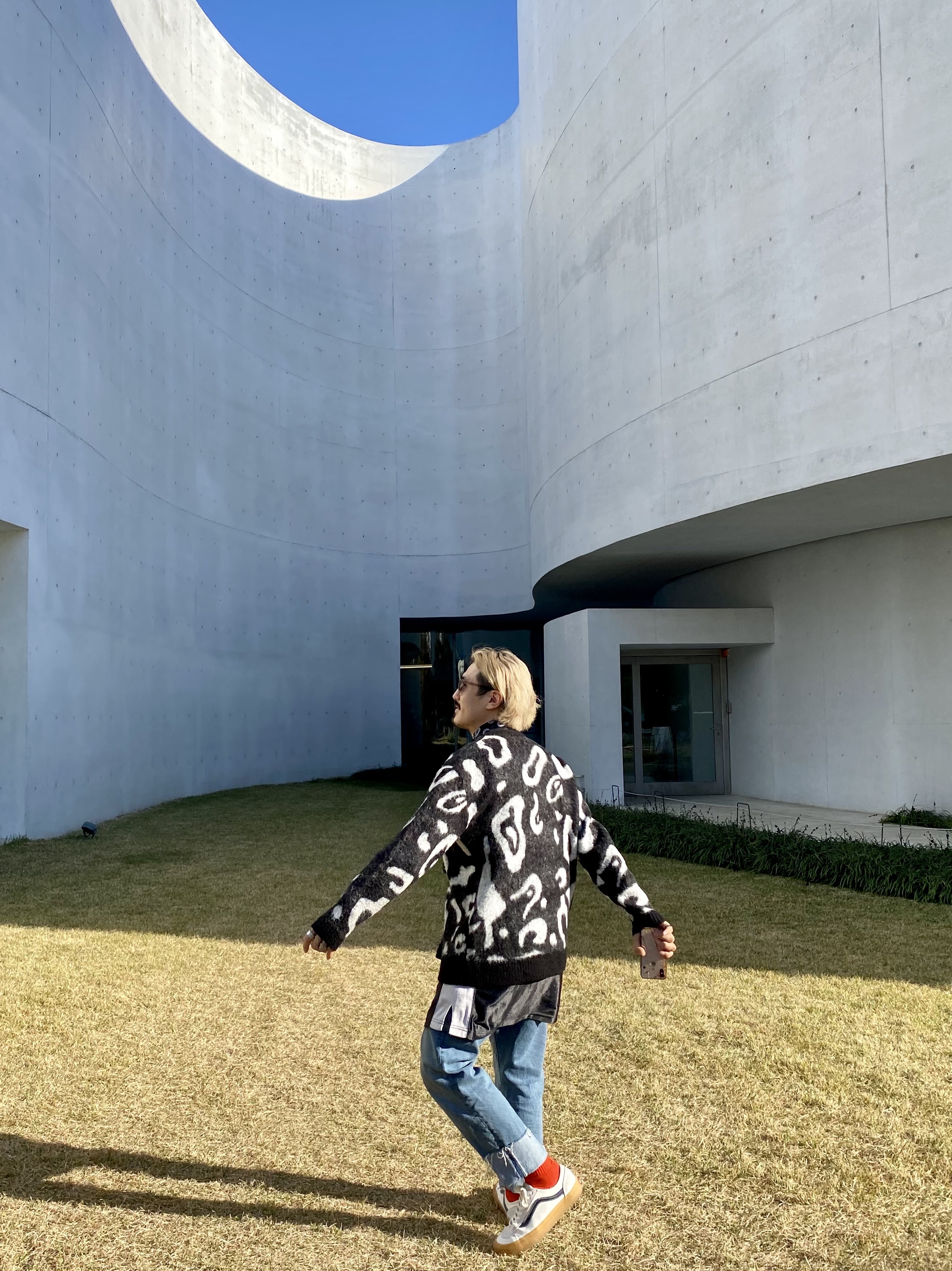 Vans Style 36 Marshmallow Dress Blues 착용 스타일 - 5