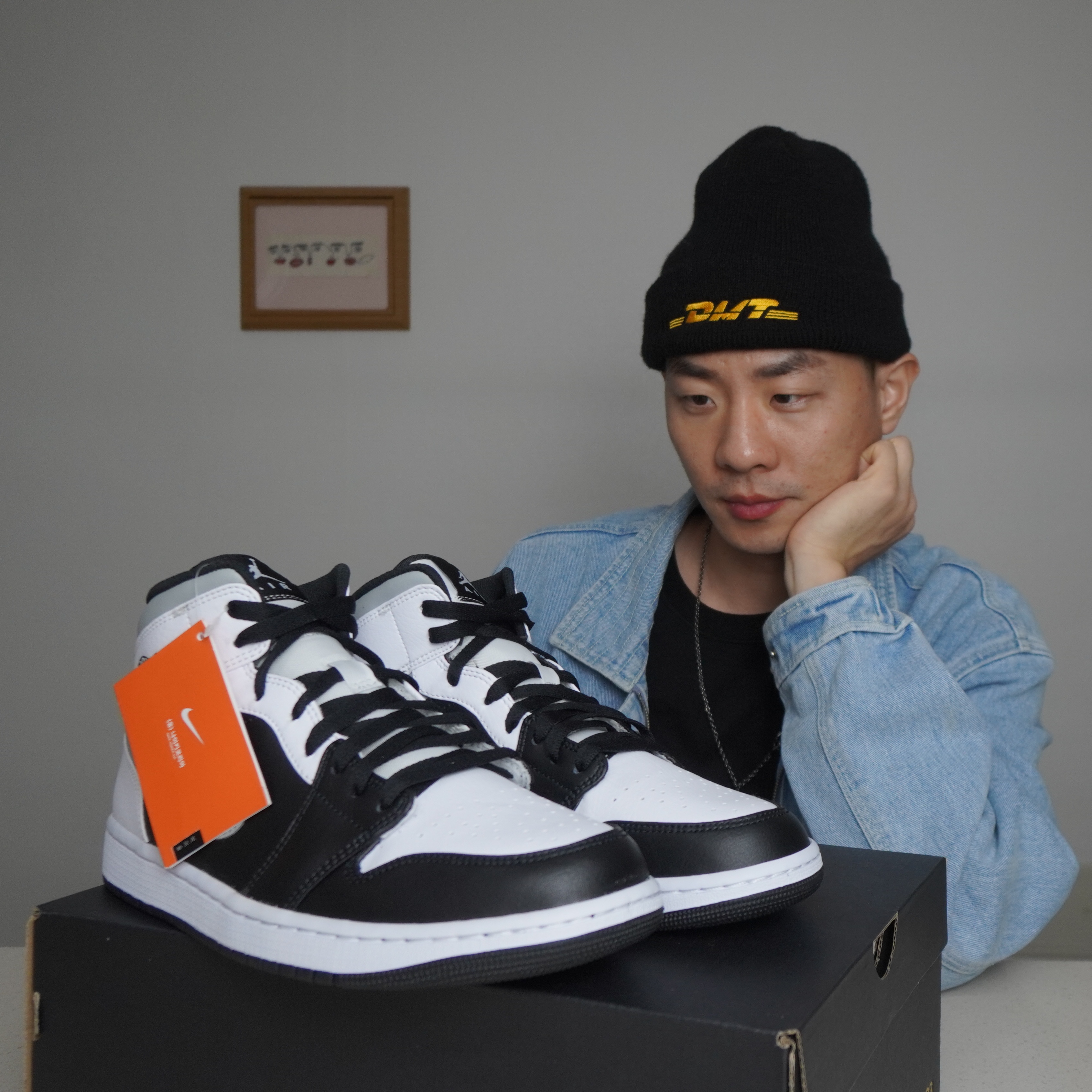 Jordan 1 Mid White Shadow 착용 스타일