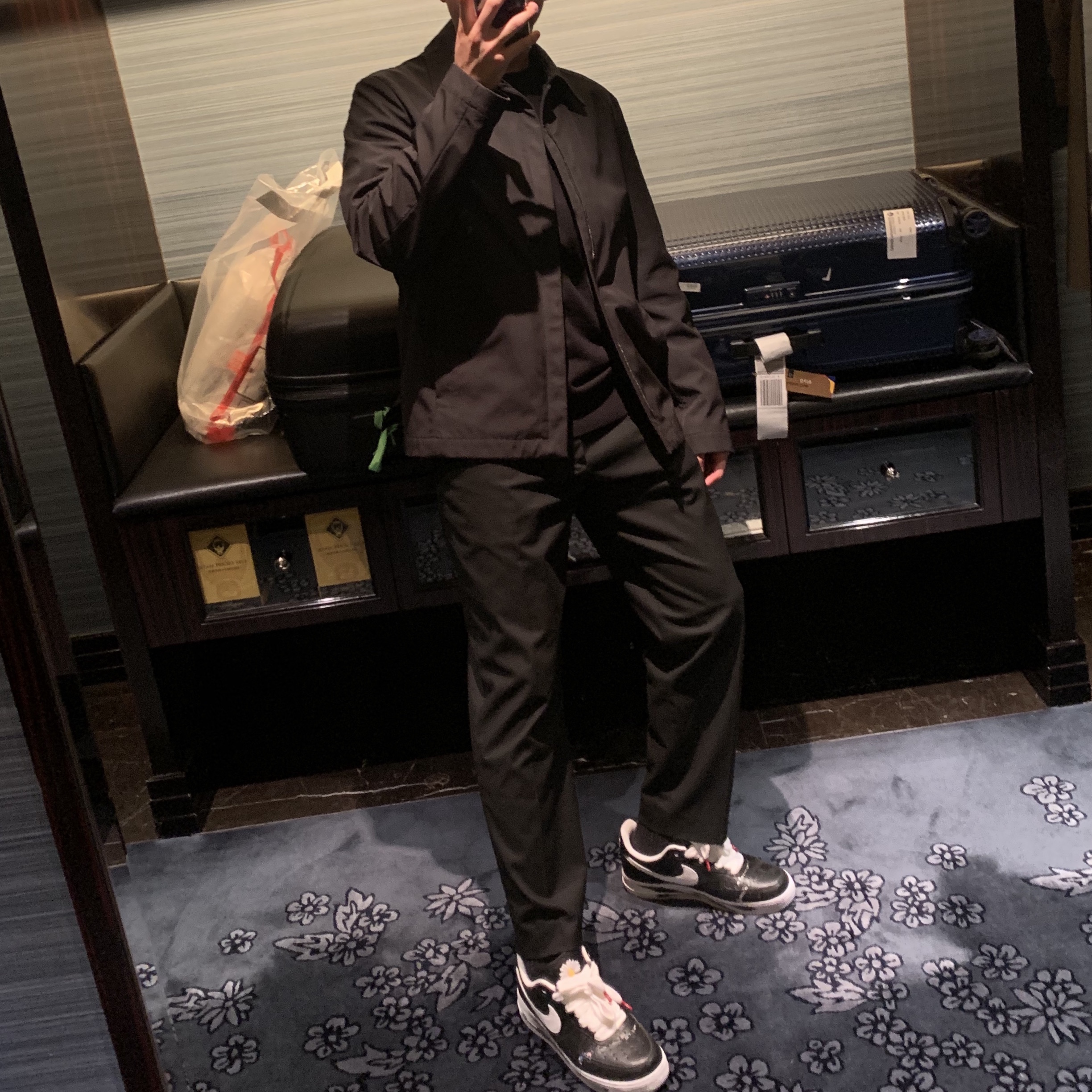 Nike x Peaceminusone Air Force 1 Low Para-Noise 착용 스타일
