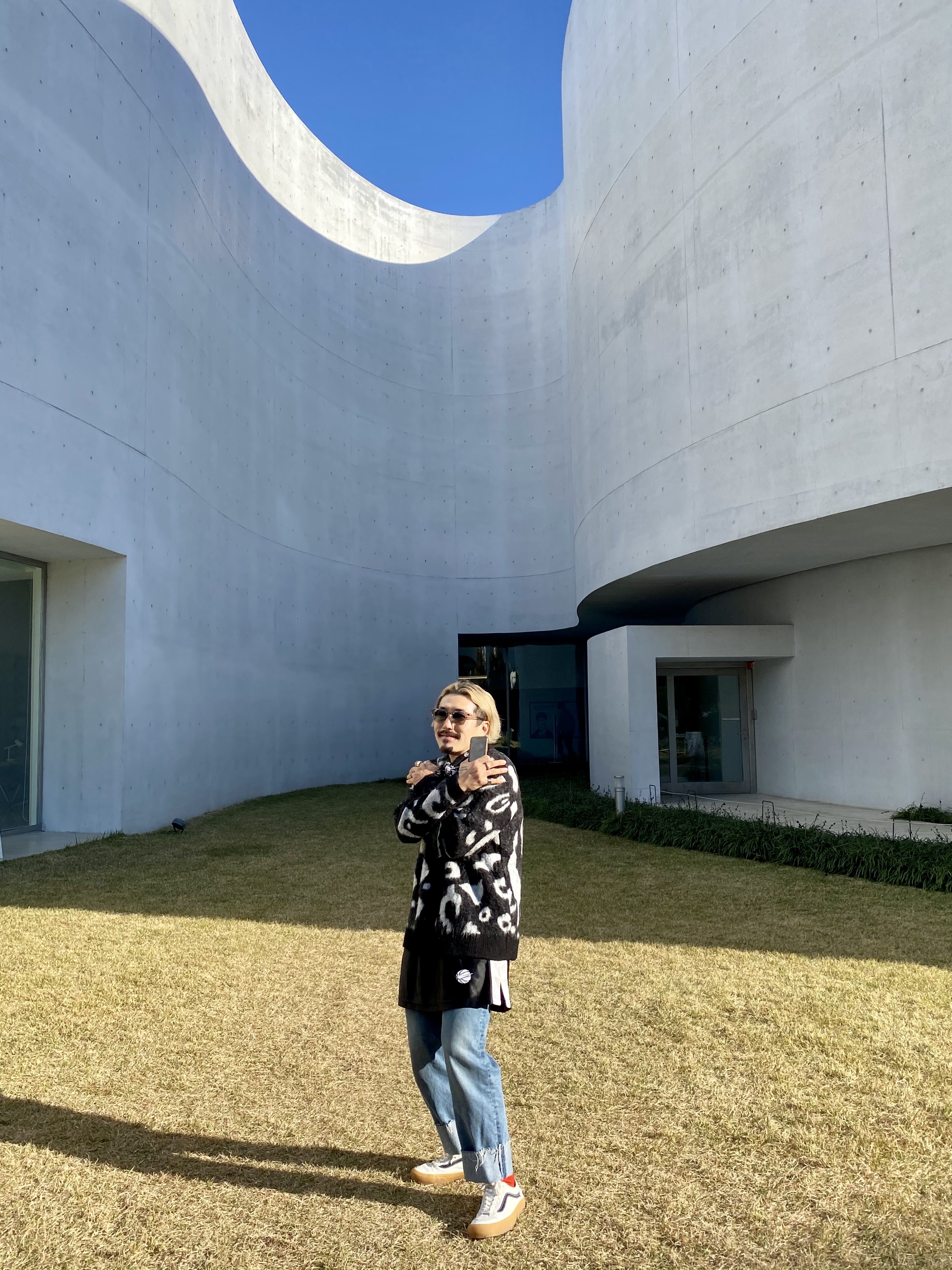 Vans Style 36 Marshmallow Dress Blues 착용 스타일 - 4