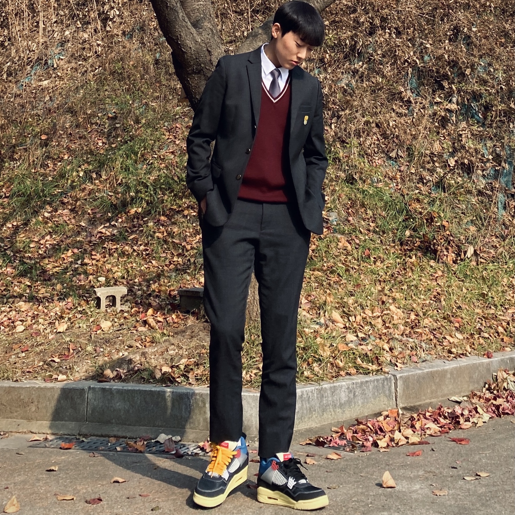 Jordan 4 x Union Retro Off Noir 착용 스타일