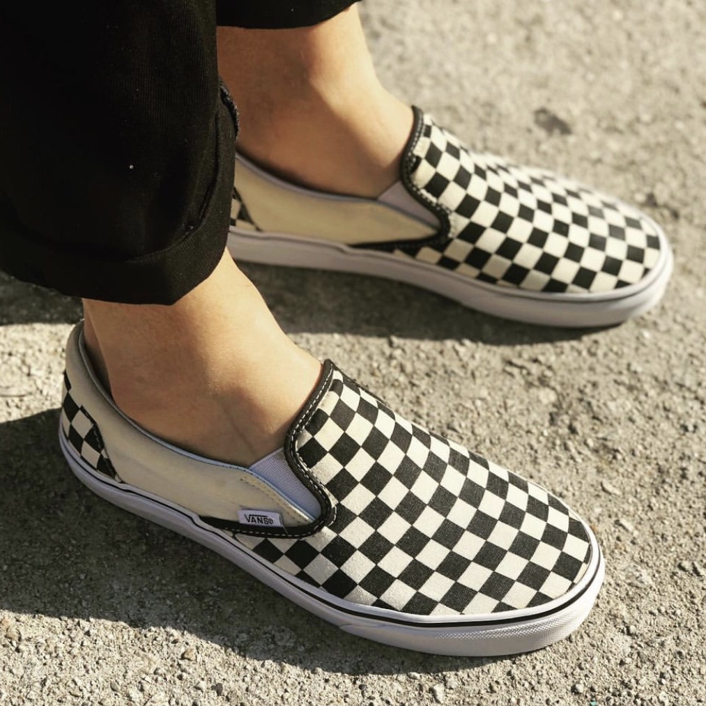 Vans Vault OG Classic Slip-On Checkerboard 착용 스타일