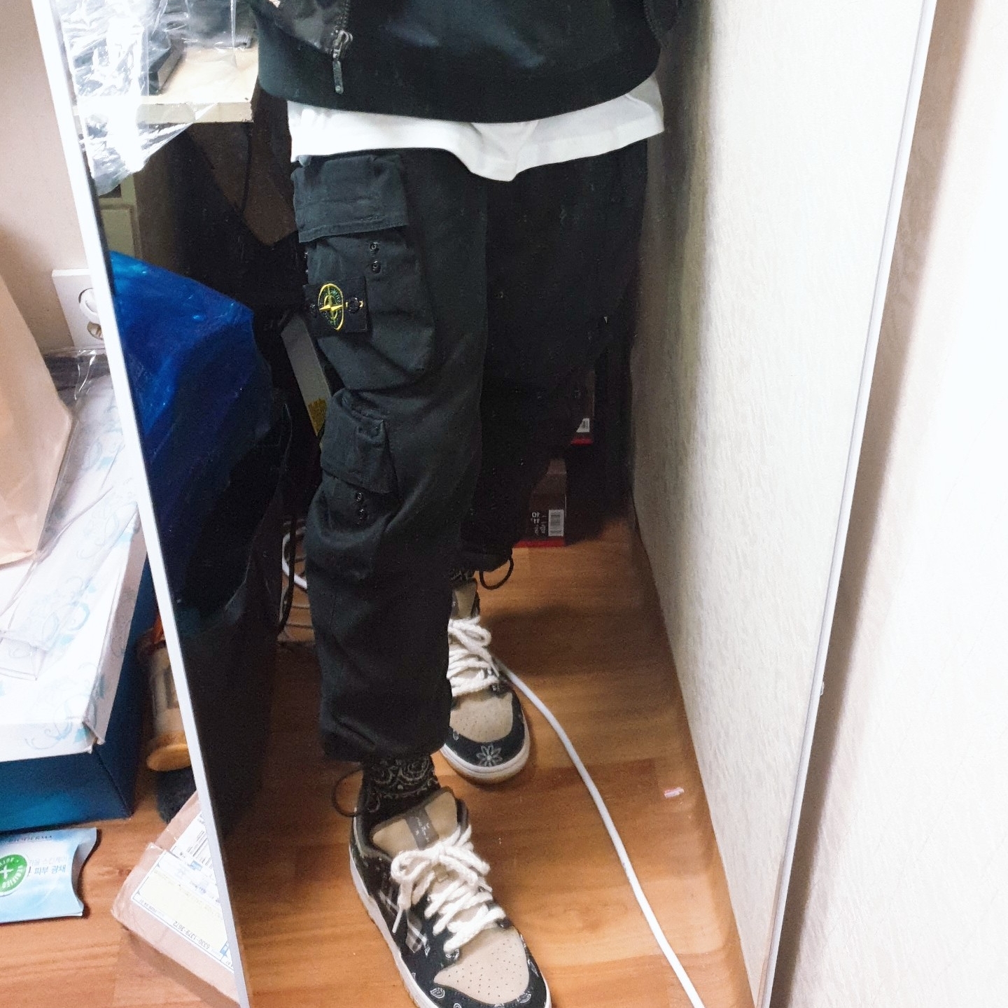 Nike x Travis Scott SB Dunk Low 착용 스타일