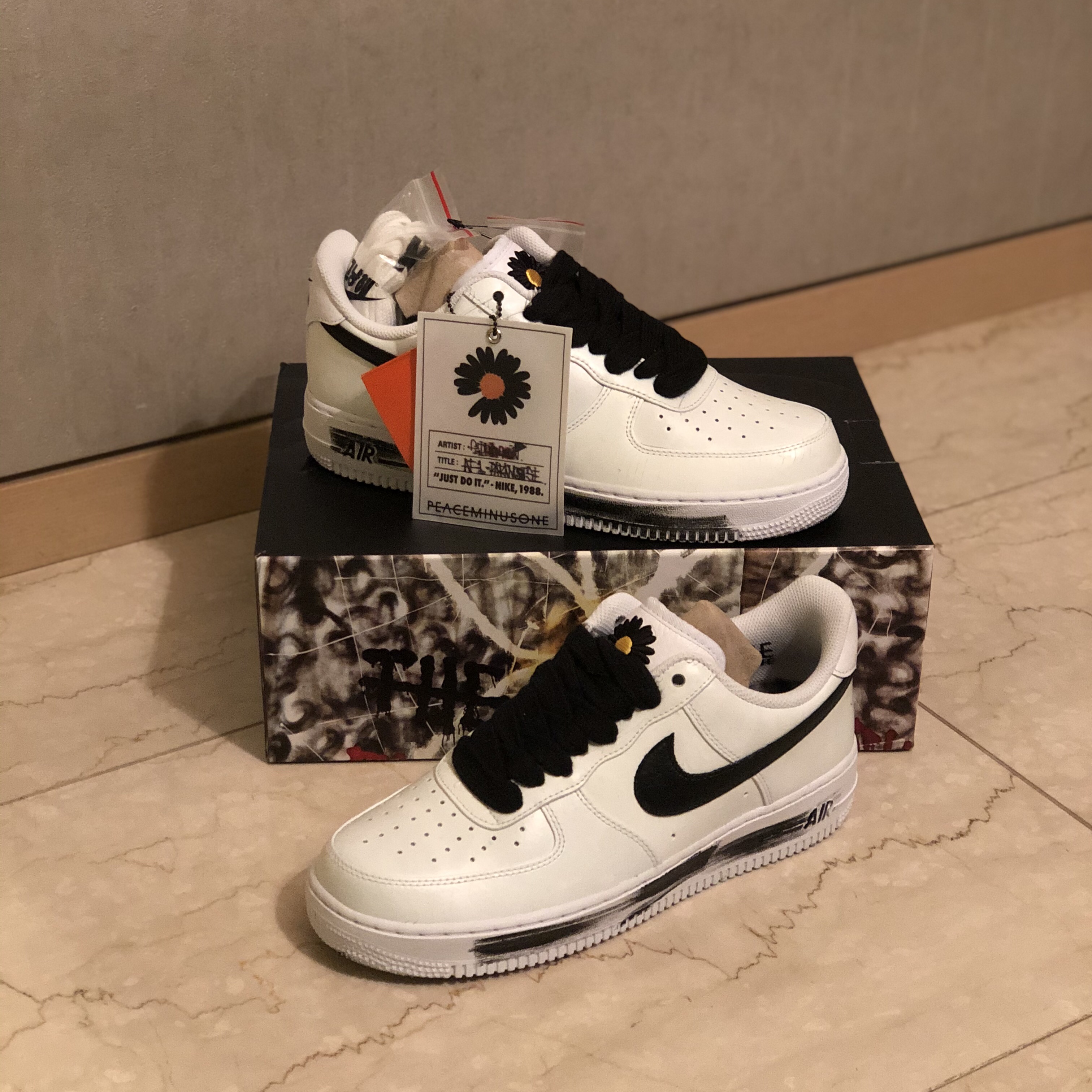 Nike x Peaceminusone Air Force 1 Low Para-Noise 2.0 착용 스타일