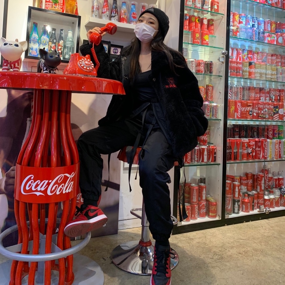 (GS) Jordan 1 Low Varsity Red 착용 스타일