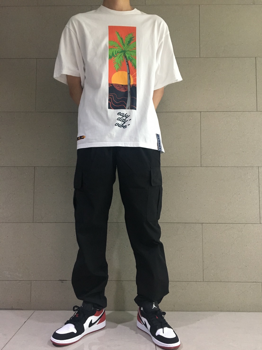 Jordan 1 Low Black Toe 착용 스타일