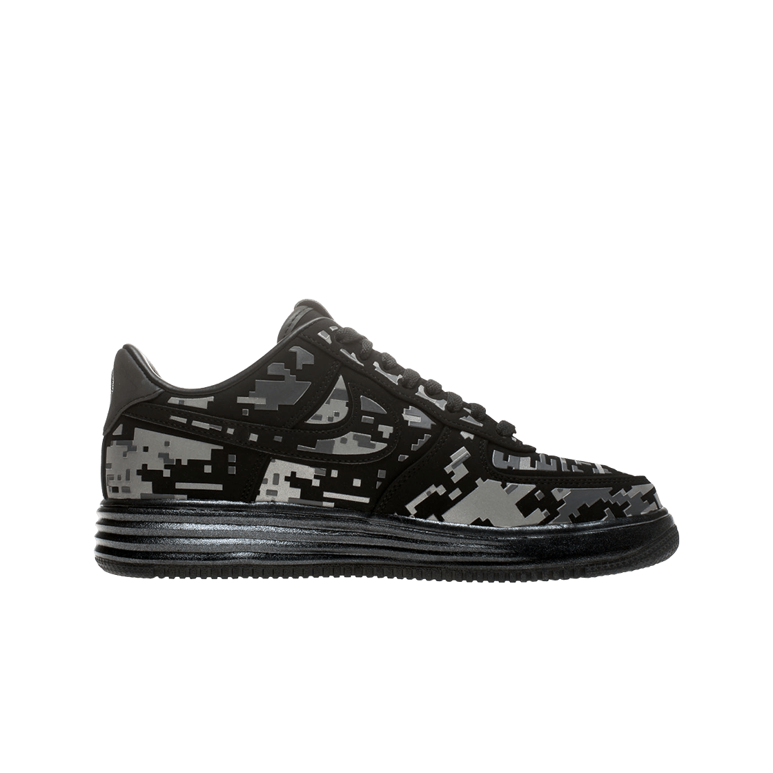 나이키 루나 포스 1 로우 디지 카모 블랙