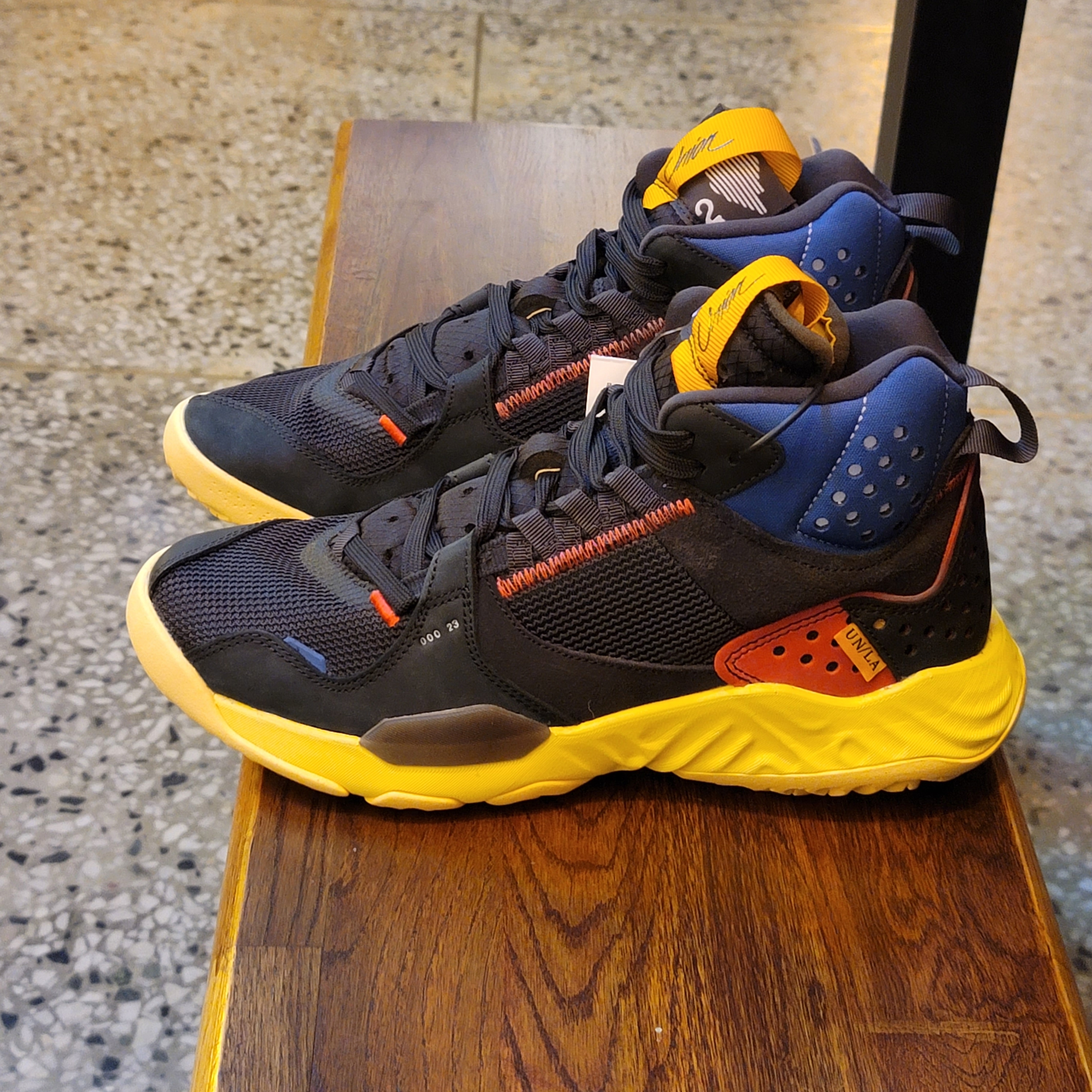Jordan x Union Delta Mid Off Noir 착용 스타일