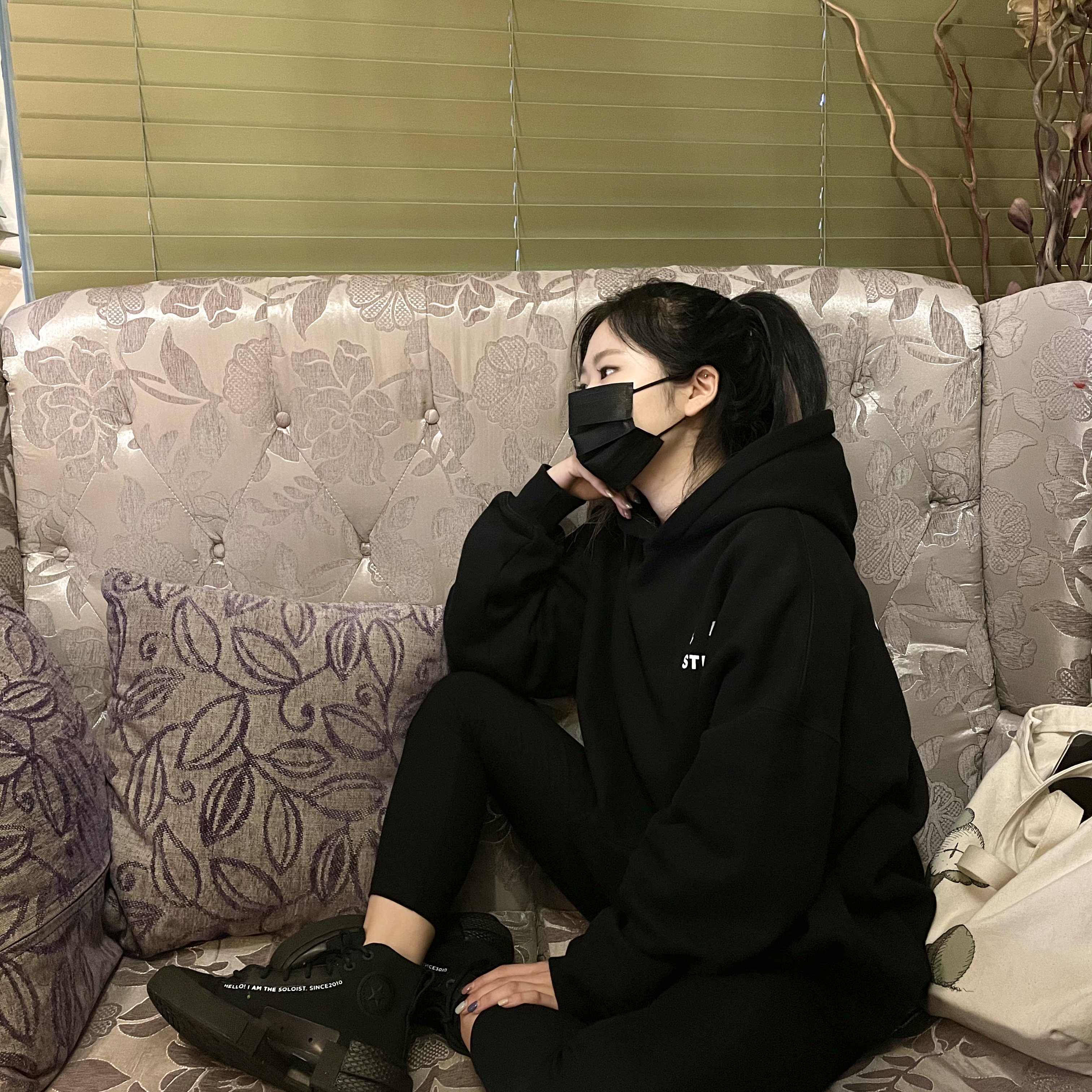 Converse x Takahiromiyashita The Soloist All Star Disrupt CX Hi Black 착용 스타일